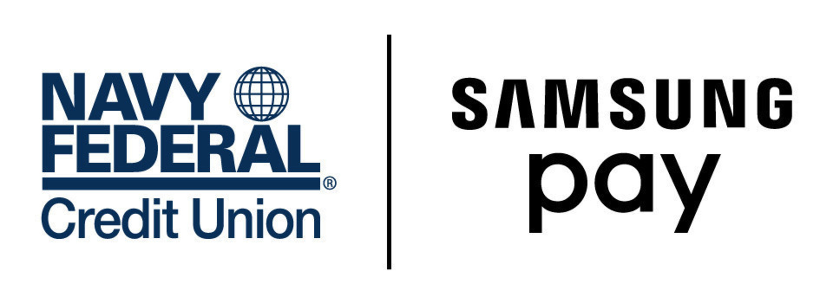 Navy Federal Credit Union/Samsung Pay Logo. (PRNewsFoto/Navy Federal Credit Union)
