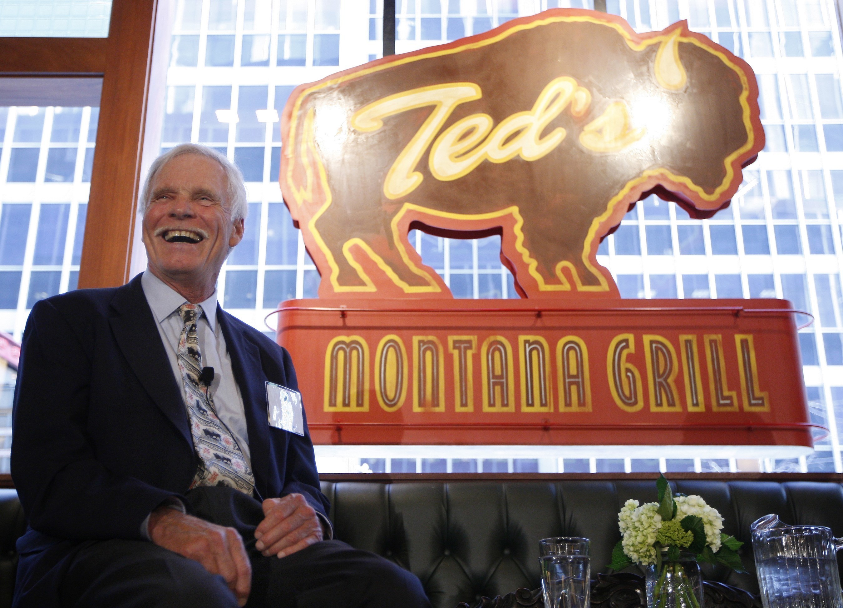 Ted Turner, co-founder of Ted's Montana Grill