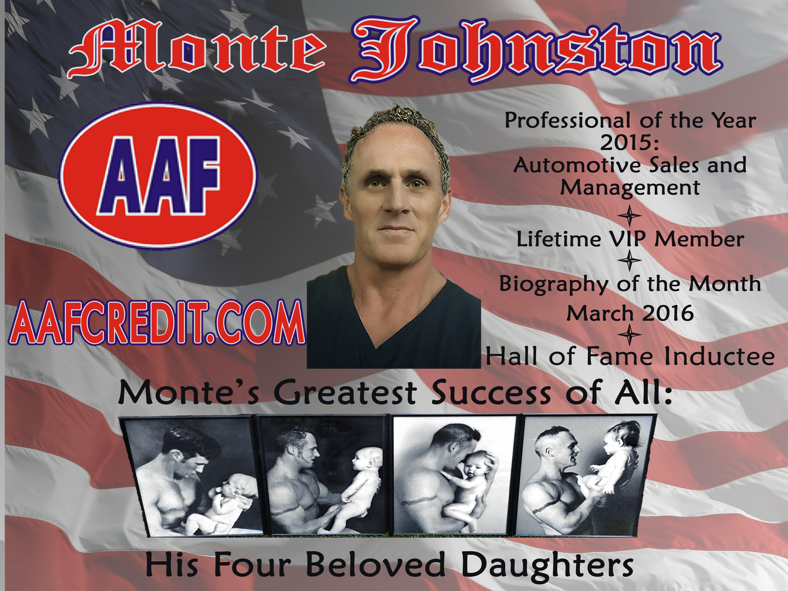 America's Registry Recognizes Monte Johnston of Springdale, AR as Honorable Hall of Fame Inductee
