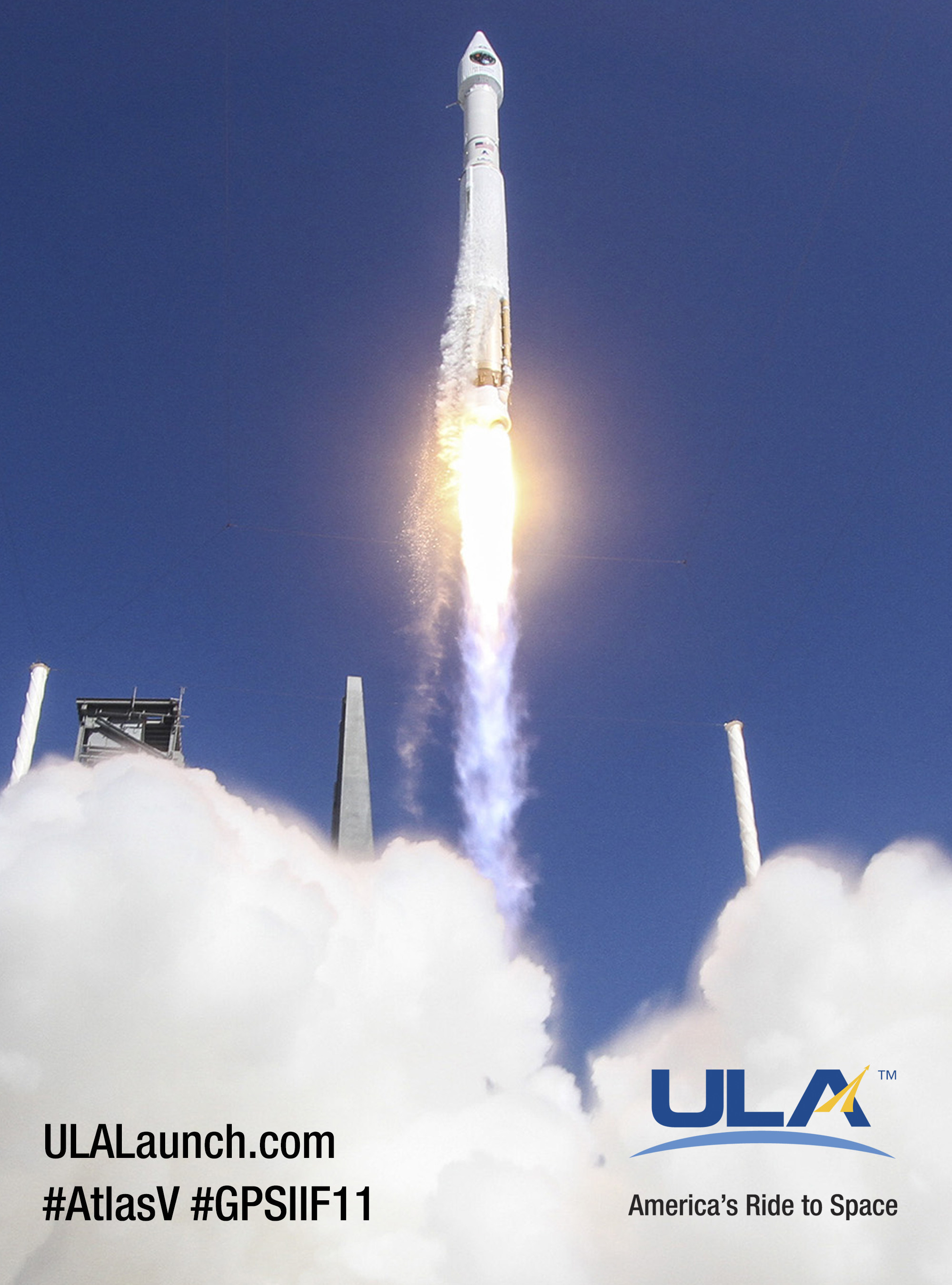 Cape Canaveral Air Force Station, Fla. (Oct. 31, 2015) - A United Launch Alliance (ULA) Atlas V rocket carrying the GPS IIF-11 mission lifted off from Space Launch Complex 41 at 12:13 p.m. EDT. Photo by United Launch Alliance
