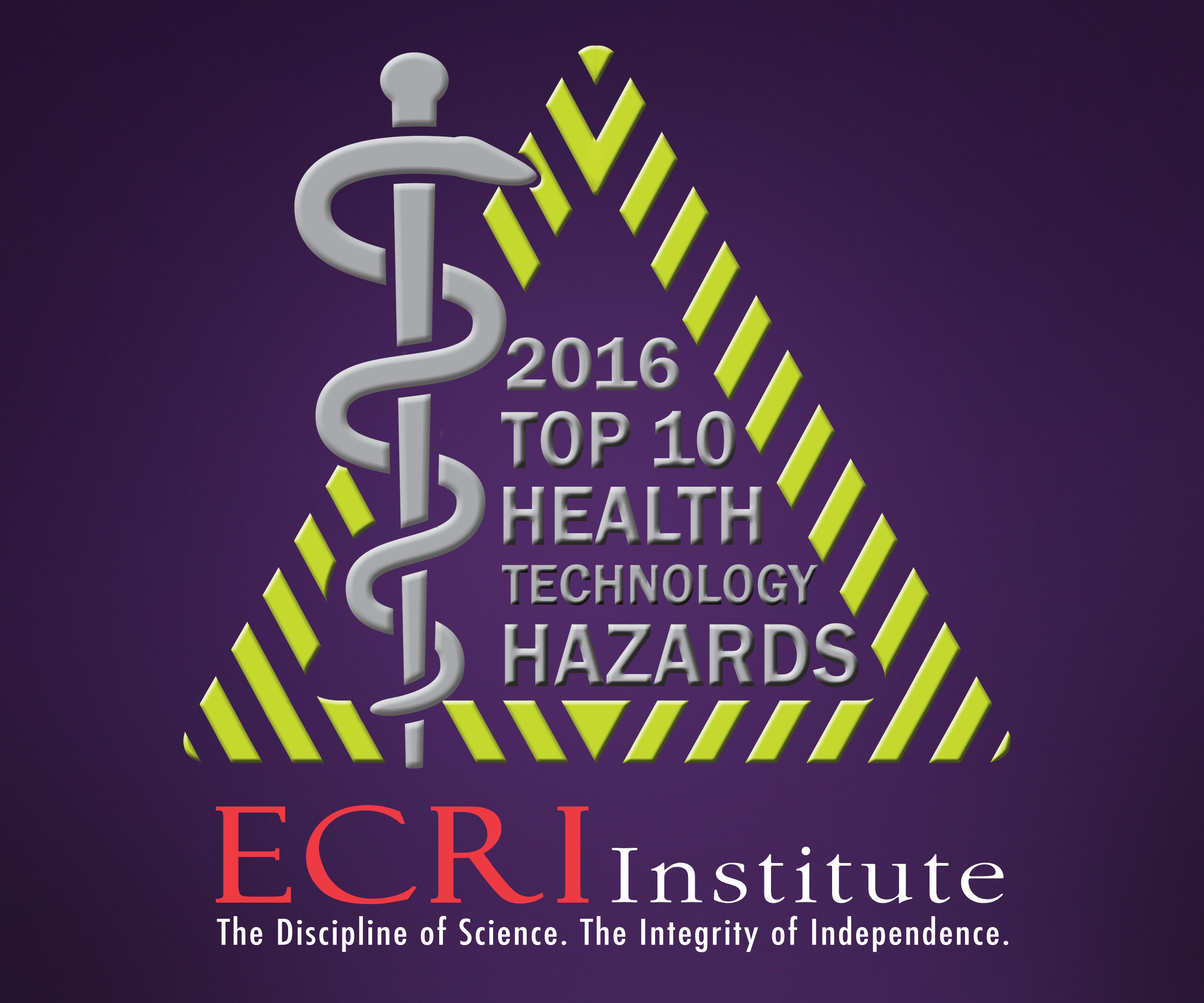 Every year hospitals are blindsided and patients harmed by unexpected health technology hazards. To help hospitals prioritize technology safety efforts that warrant their attention and to reduce patient harm, ECRI Institute publishes an annual list of top 10 health technology hazards. The 2016 list, released today, includes both high-profile and unexpected issues. To download for free, go to www.ecri.org/2016hazards.