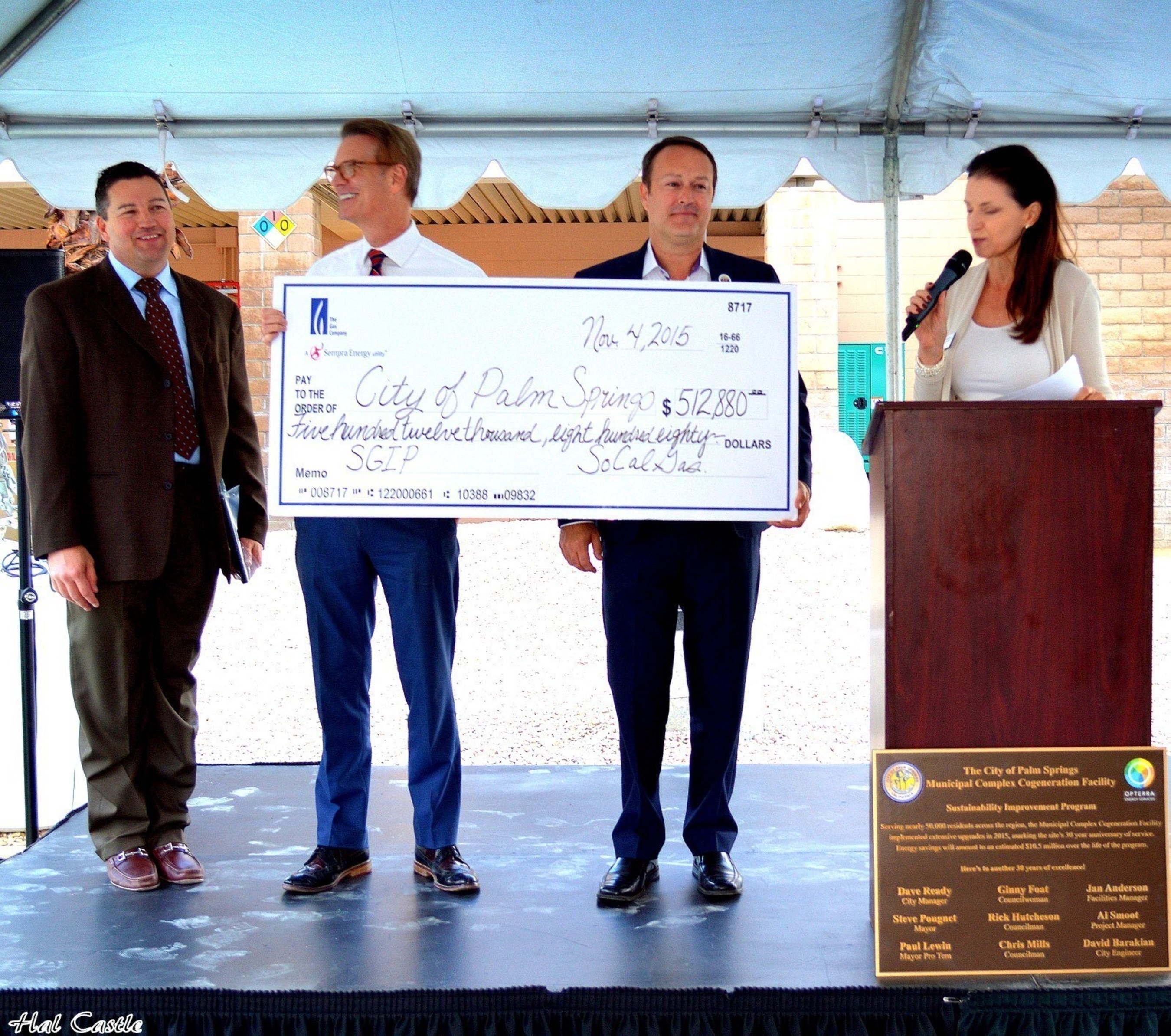 City of Palm Springs Self Generation Incentive Program Rebate from SoCal Gas