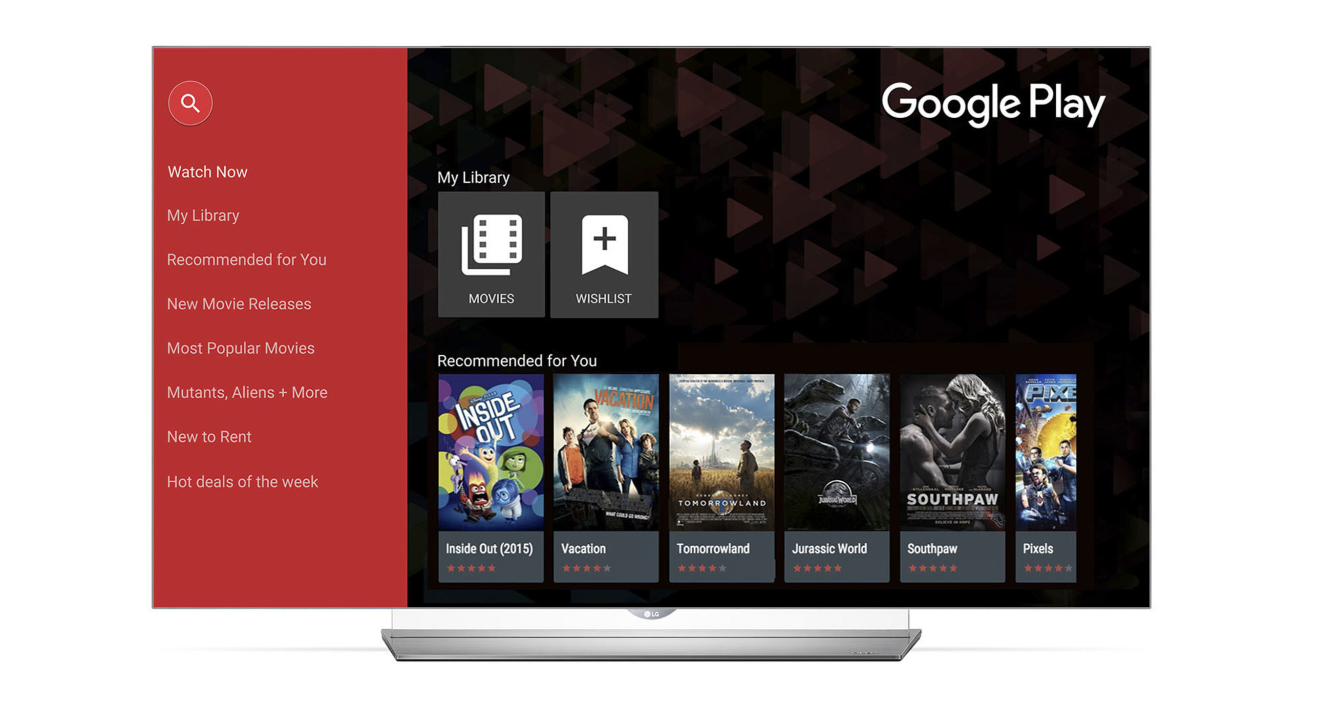 Starting this month, U.S. owners of LG Smart TVs will be able to enjoy thousands of movies and TV shows through "Google Play Movies & TV."