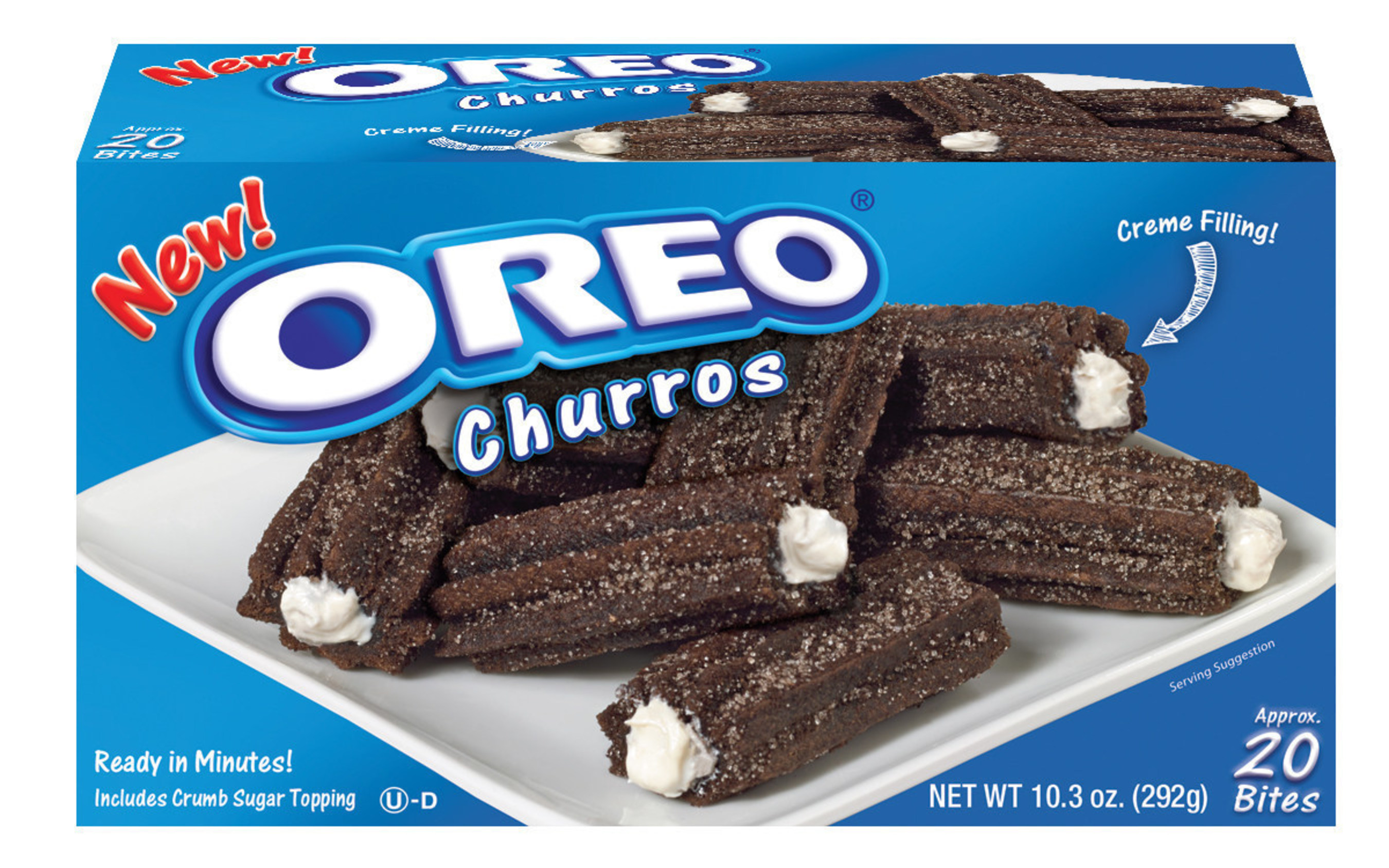 OREO Creme-filled Churro Bites for retail.