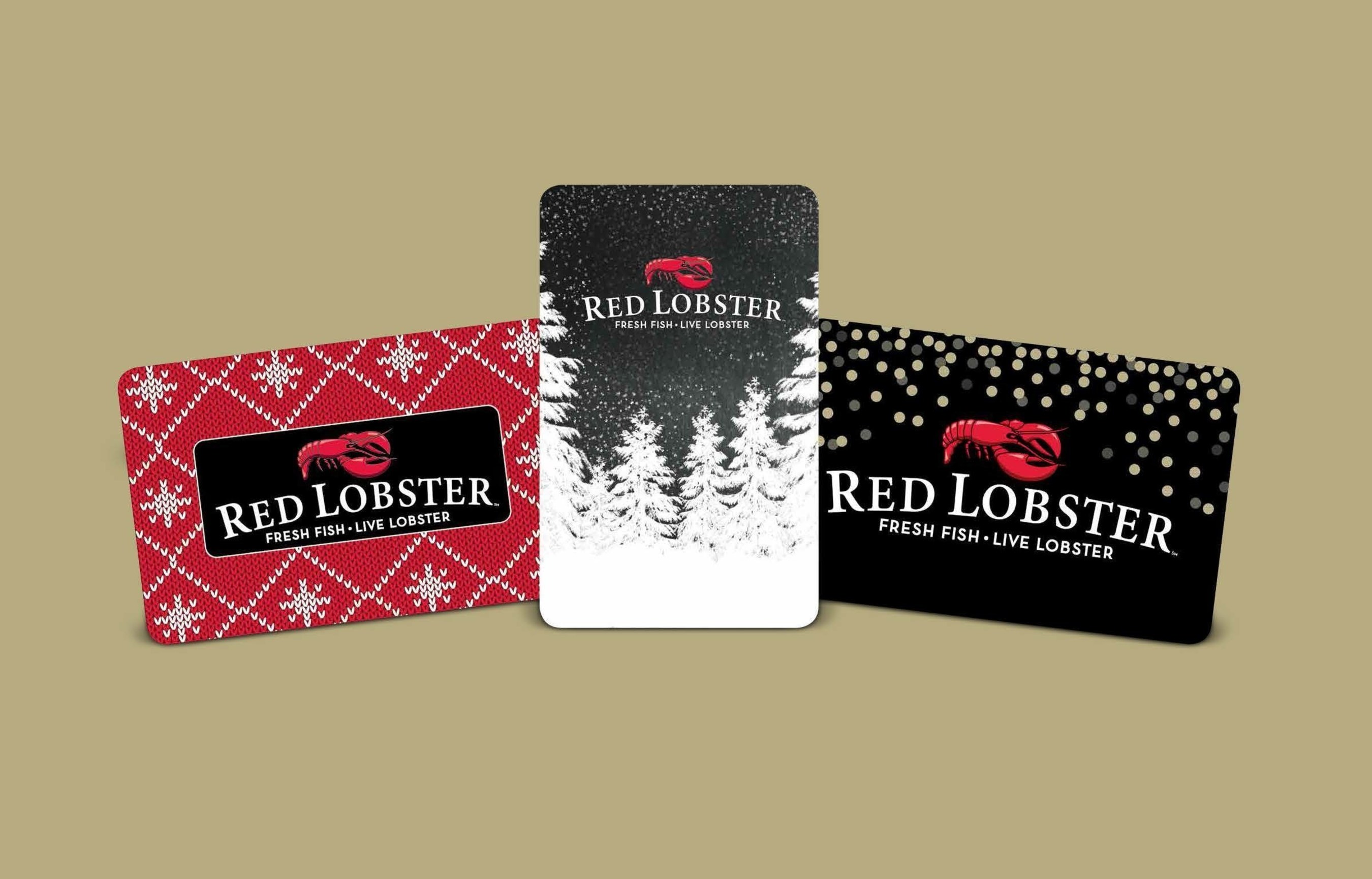 Red Lobster® Holiday Gift Cards Include
