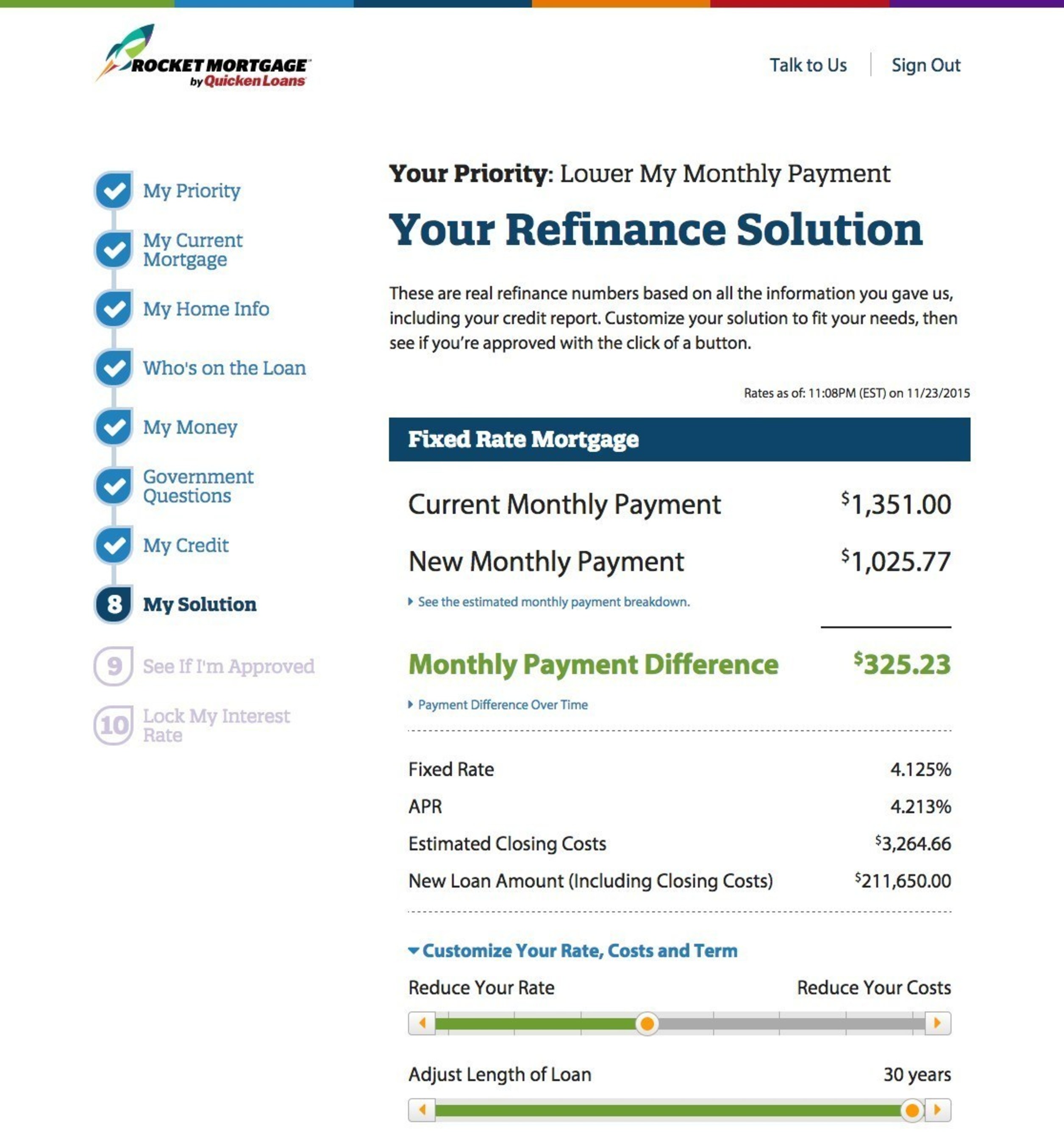 Customizable refinance solution - Rocket Mortgage