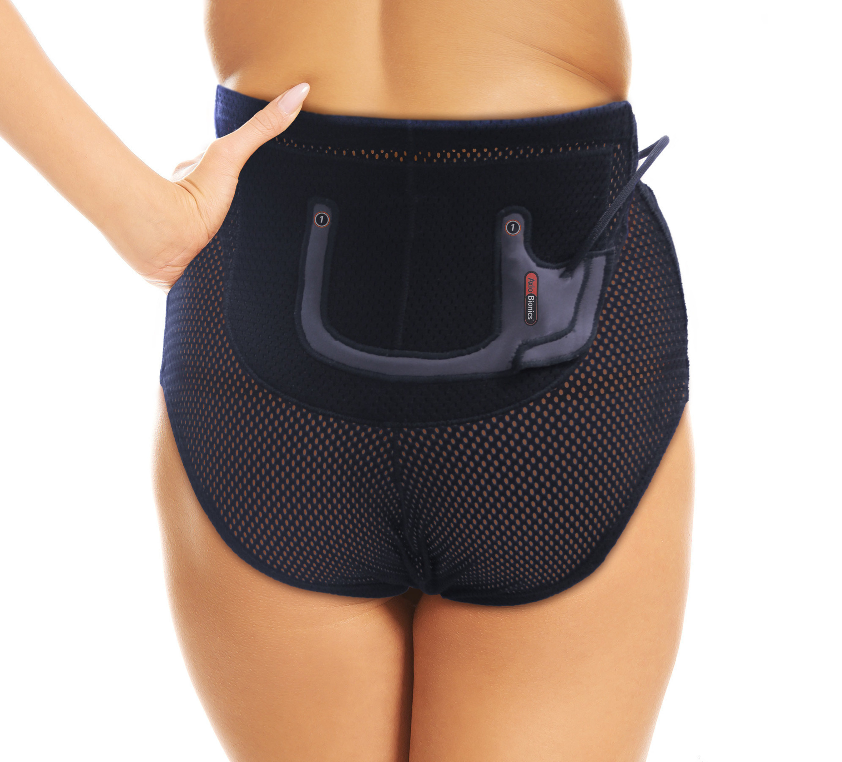 Sara was fit with the Wearable Therapy BioBrief for the lower back