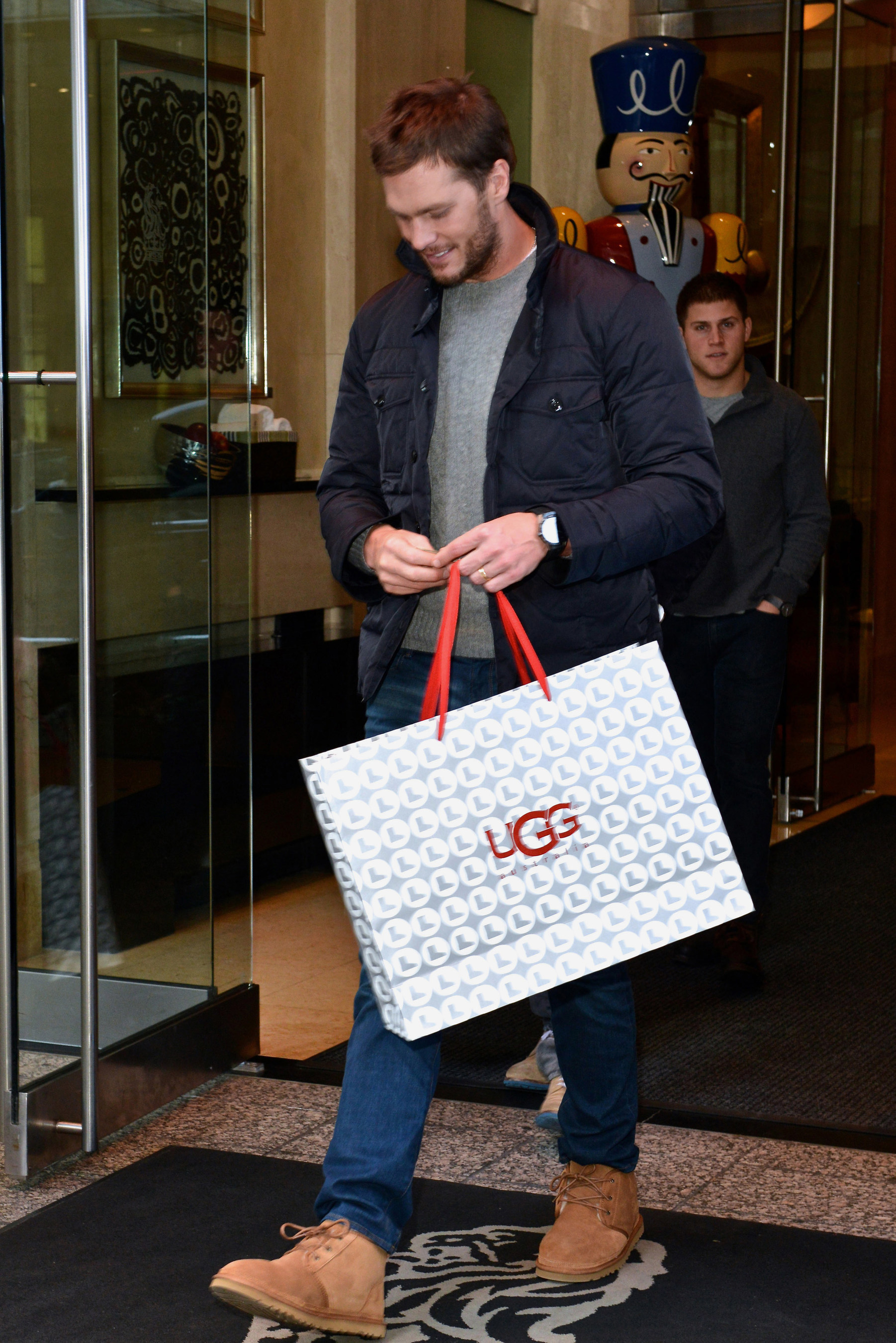 Tom Brady spotted out and about in the UGG Neumel chukka
