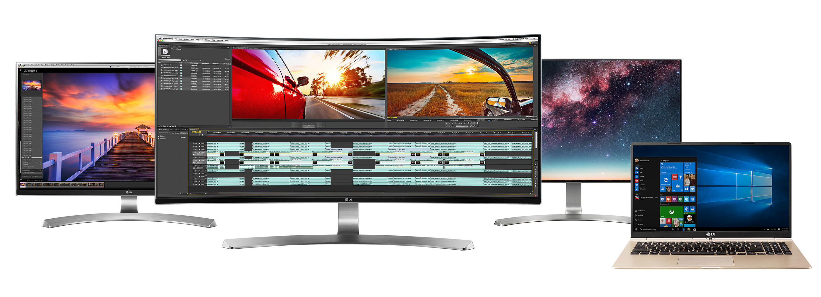 At CES(R) 2016, LG will showcase its newest 21:9 UltraWide(R) monitors, 4K monitors and gram laptops, all designed to ensure maximum productivity and entertainment for today's demanding power users.