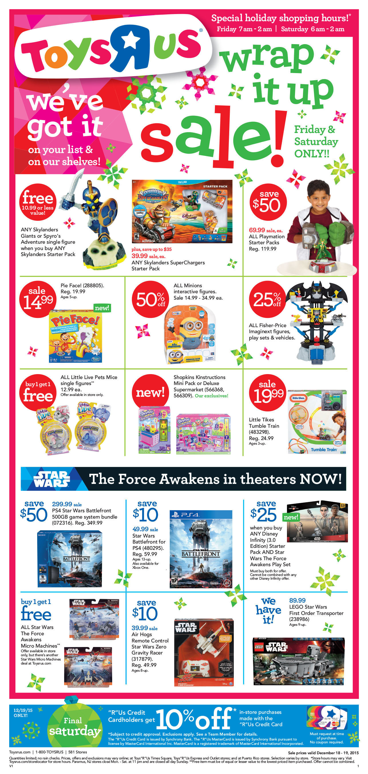 special offers on toys