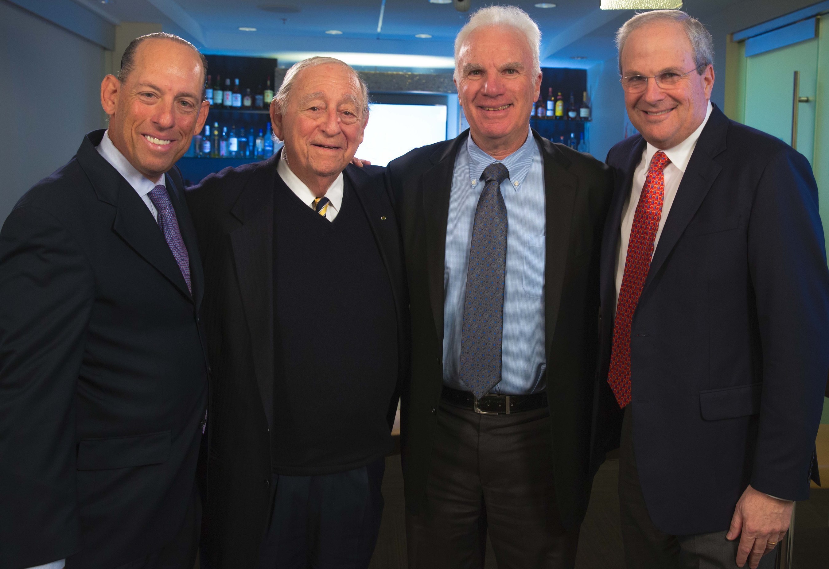 Executive leadership team members for Southern and Glazer's (from left to right): Wayne E. Chaplin, President and Chief Executive Officer of Southern; Harvey R. Chaplin, Chairman of Southern; Bennett Glazer, Chairman of Glazer's; and Sheldon ("Shelly") Stein, President and Chief Executive Officer of Glazer's.