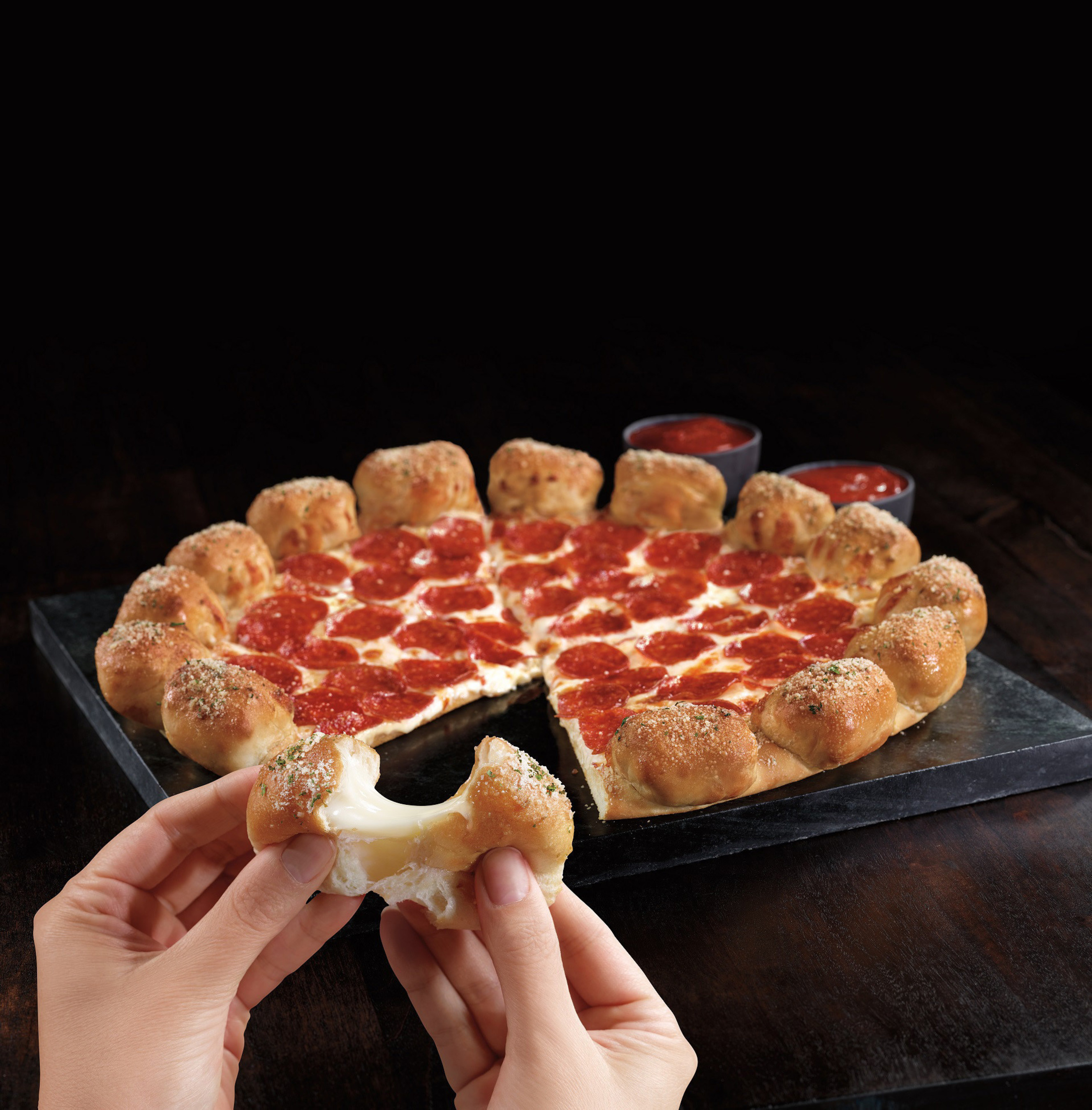 Pizza Hut introduces new Stuffed Garlic Knots Pizza, combining an appetizer and pizza all in one