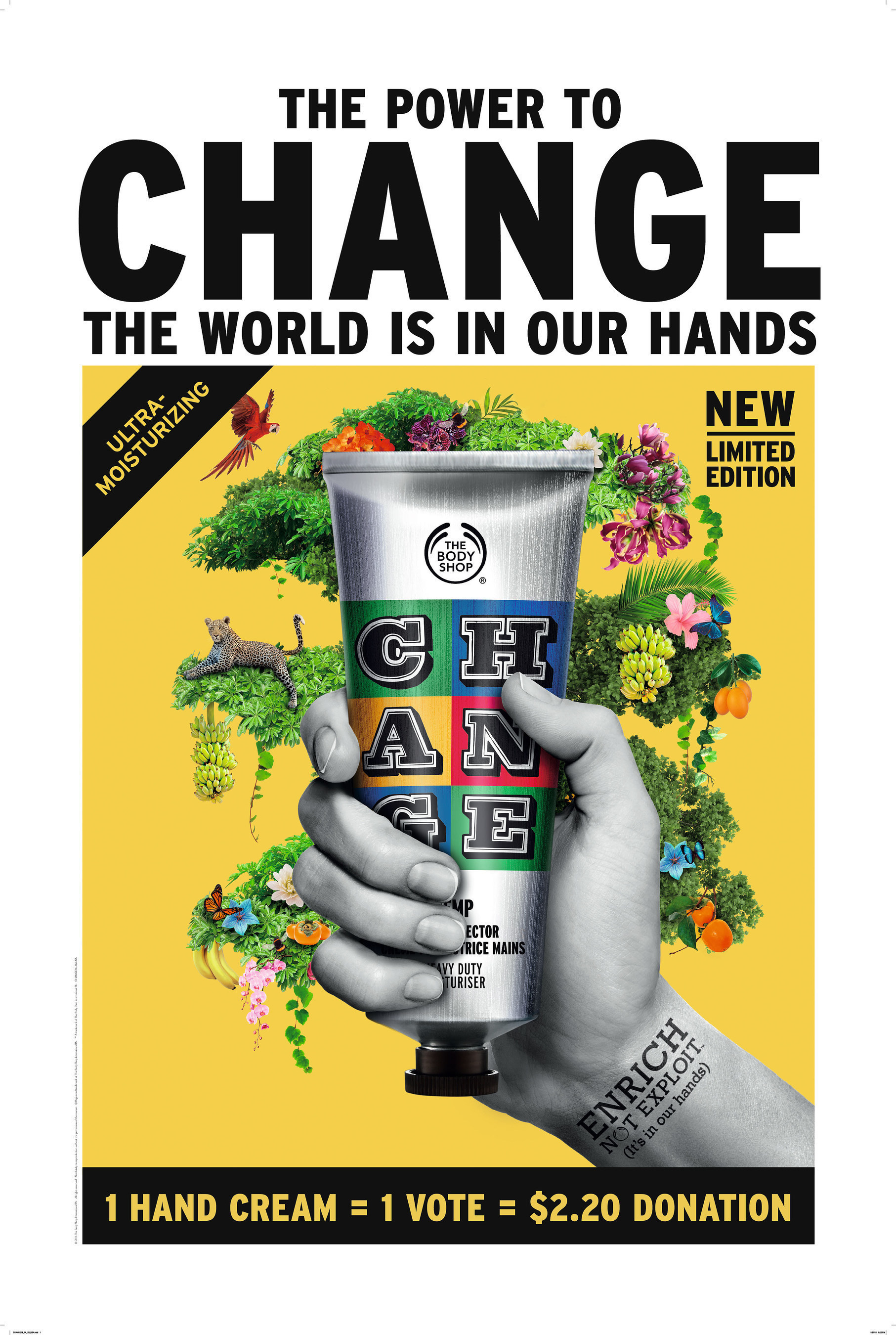 The Body Shop's New Limited Edition Hemp Hand Protector puts the power to change the world in your hands