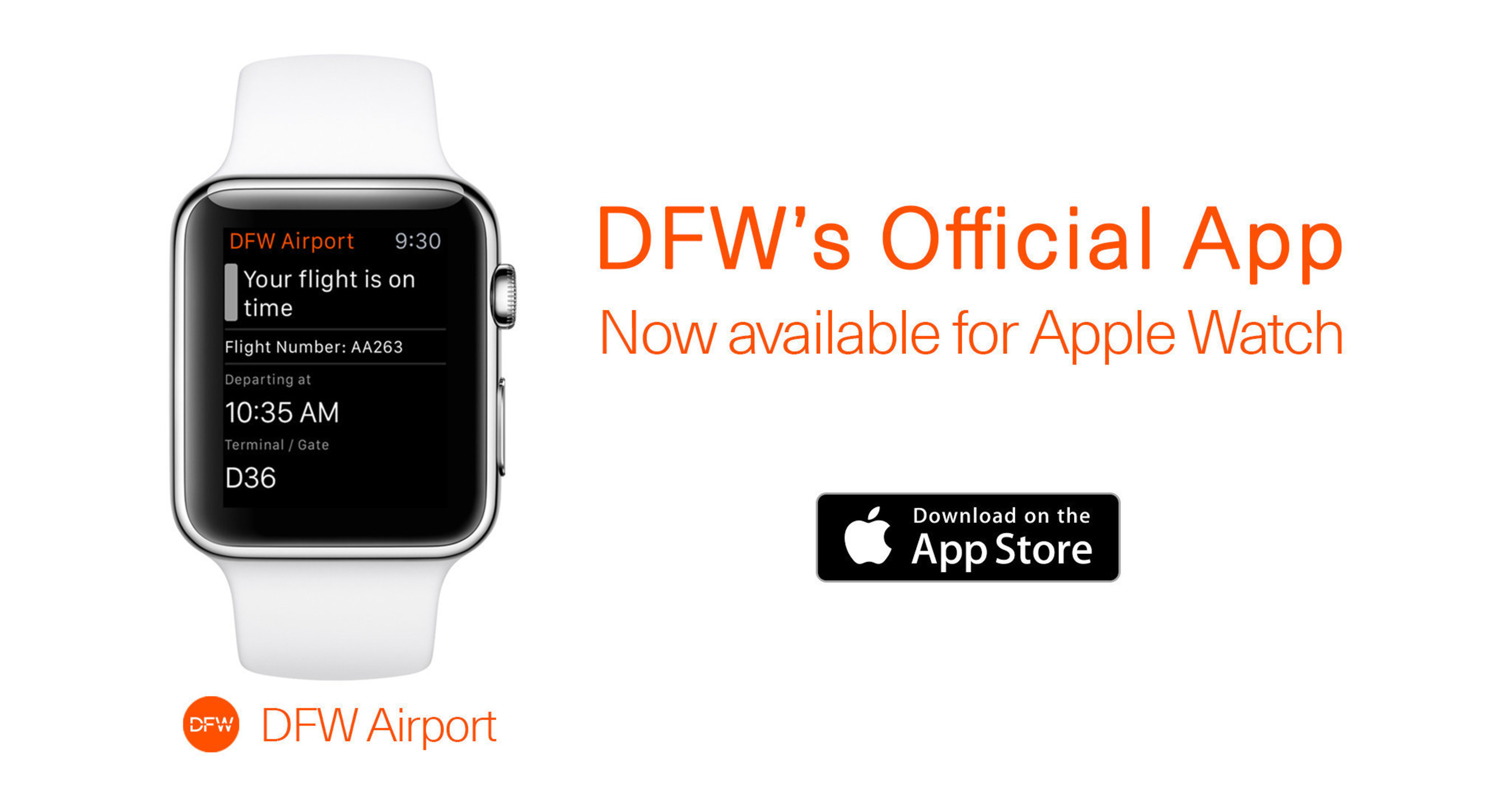 DFW Airport becomes first U.S. airport to launch Apple Watch App