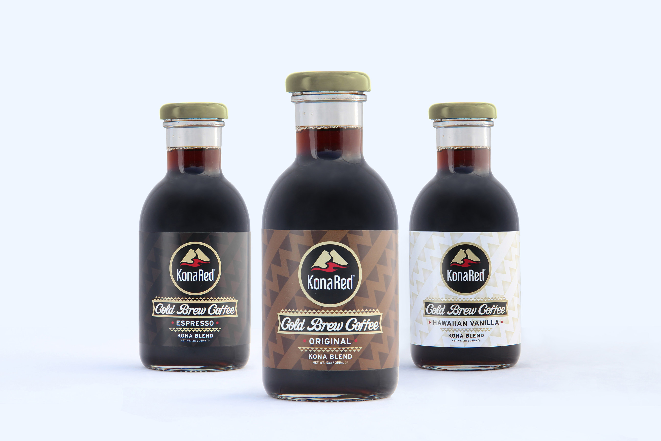KonaRed Ready to Drink Cold Brew Coffee infused with Hawaiian Coffee Fruit (PRNewsFoto/KonaRed Corporation)