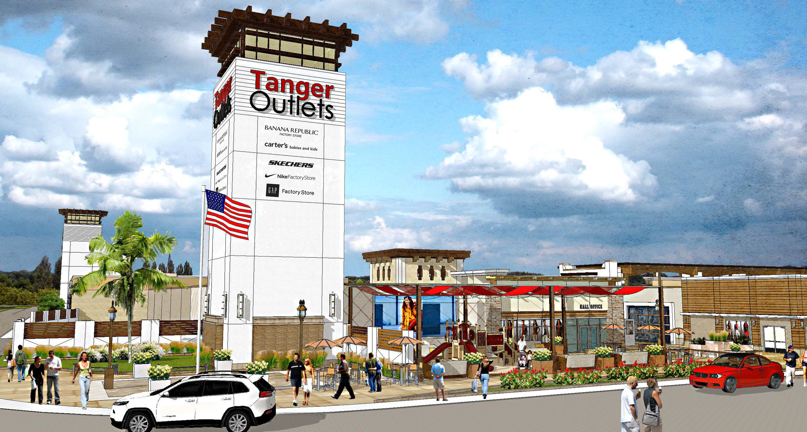 Onwijs Outlet Giant Revs up Progress on New Tanger Outlets Fort Worth WA-07