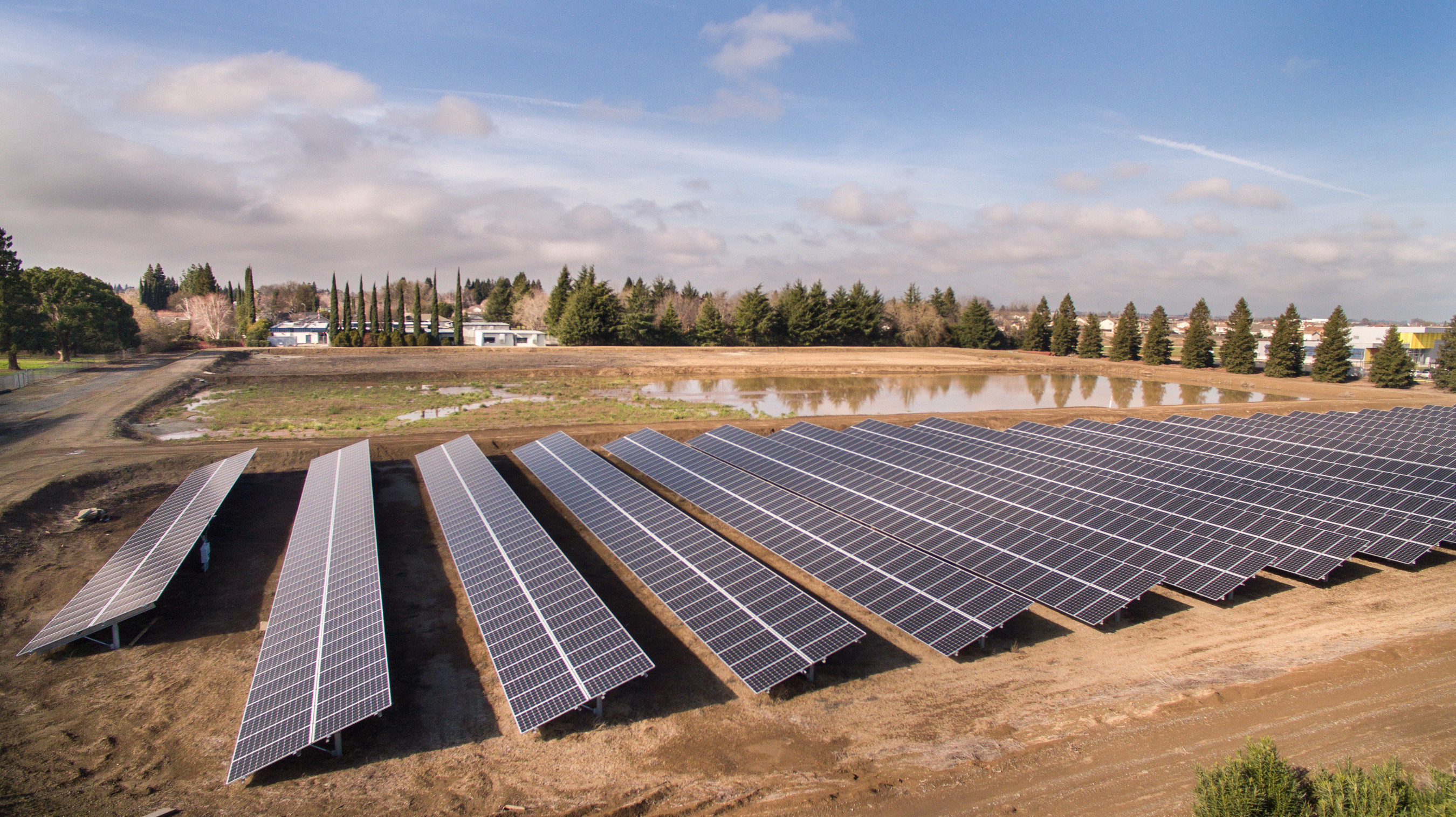 Solar installed by OpTerra Energy Services for Yuba City, CA, is part of a larger, comprehensive energy project that will save the City $6 million in energy costs.