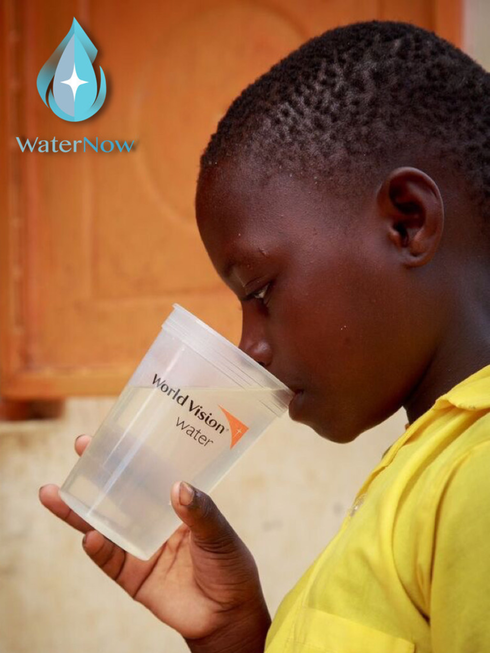 Water Now provides a child in Kenya with clean water on UN World Water Day via World Vision Water
