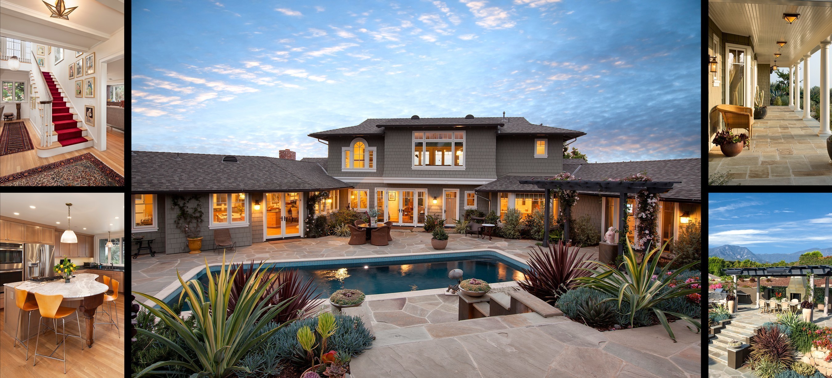 Hamptons inspired residential remodel in Montecito