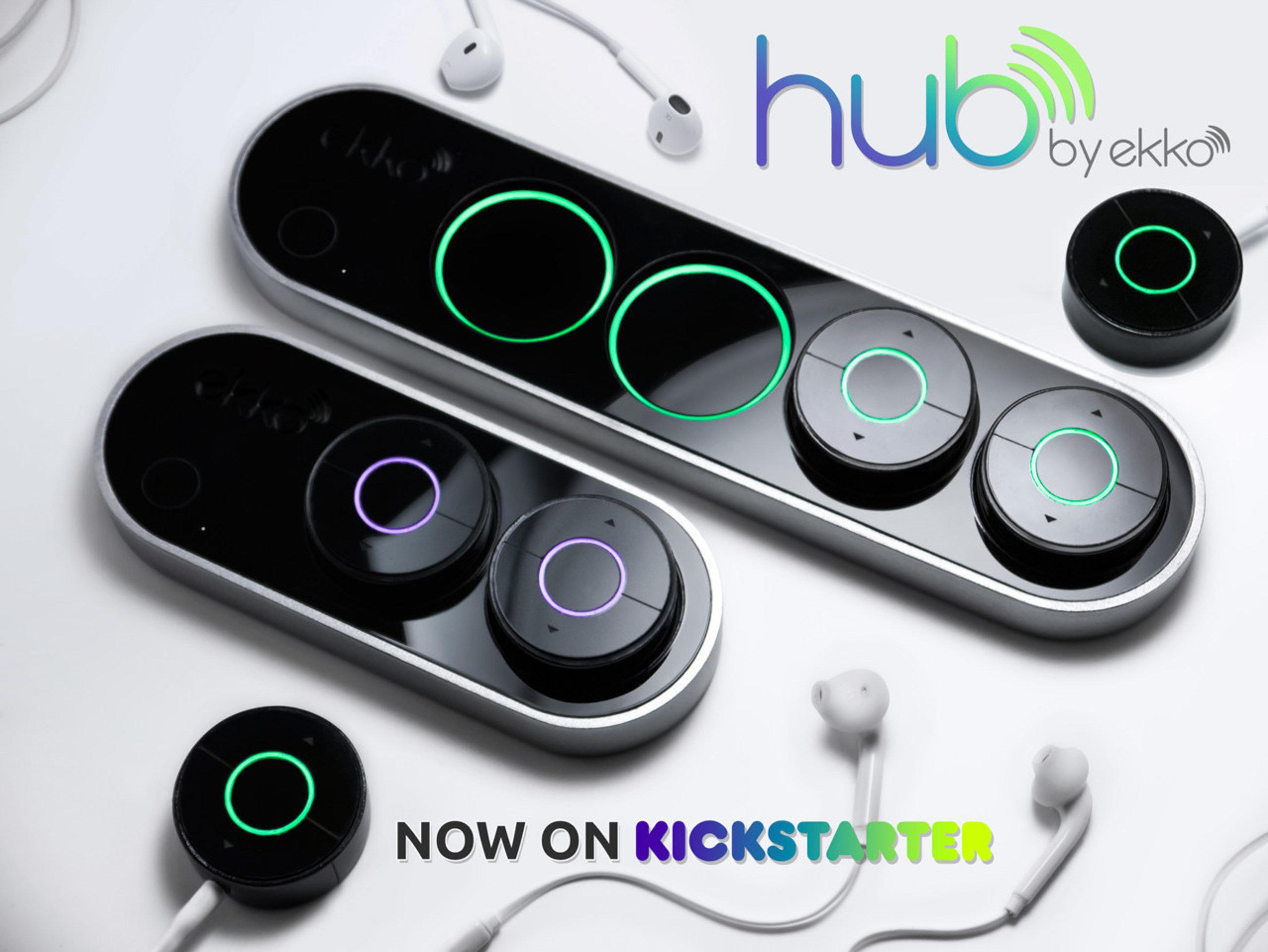 The world's first Hi-Fi, Wi-Fi audio hub for headphones and speakers. It lets you instantly share wireless audio with multiple simultaneous listeners using any earbuds, headphones or powered speakers.
