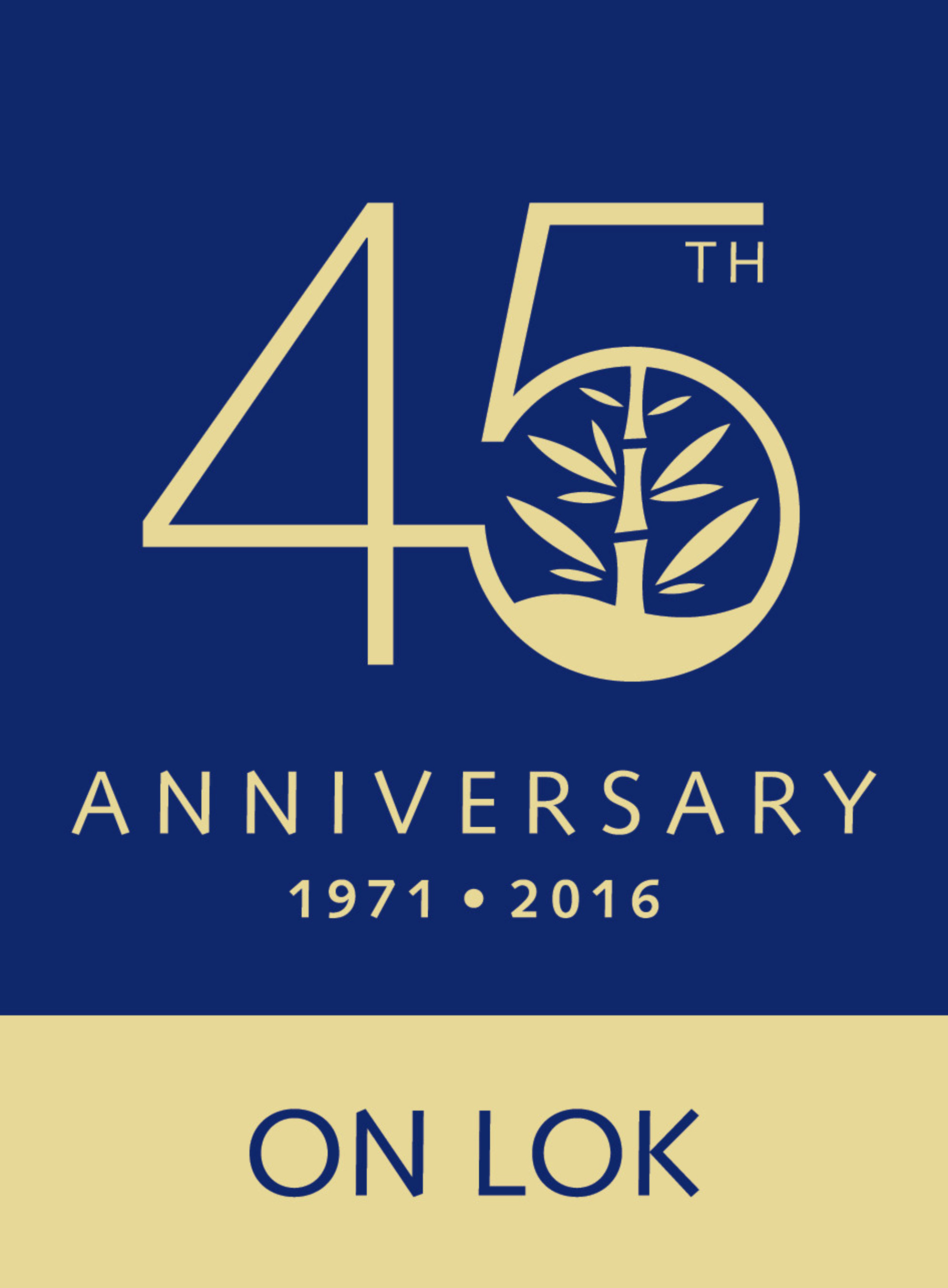 On Lok 45th Anniversary Logo