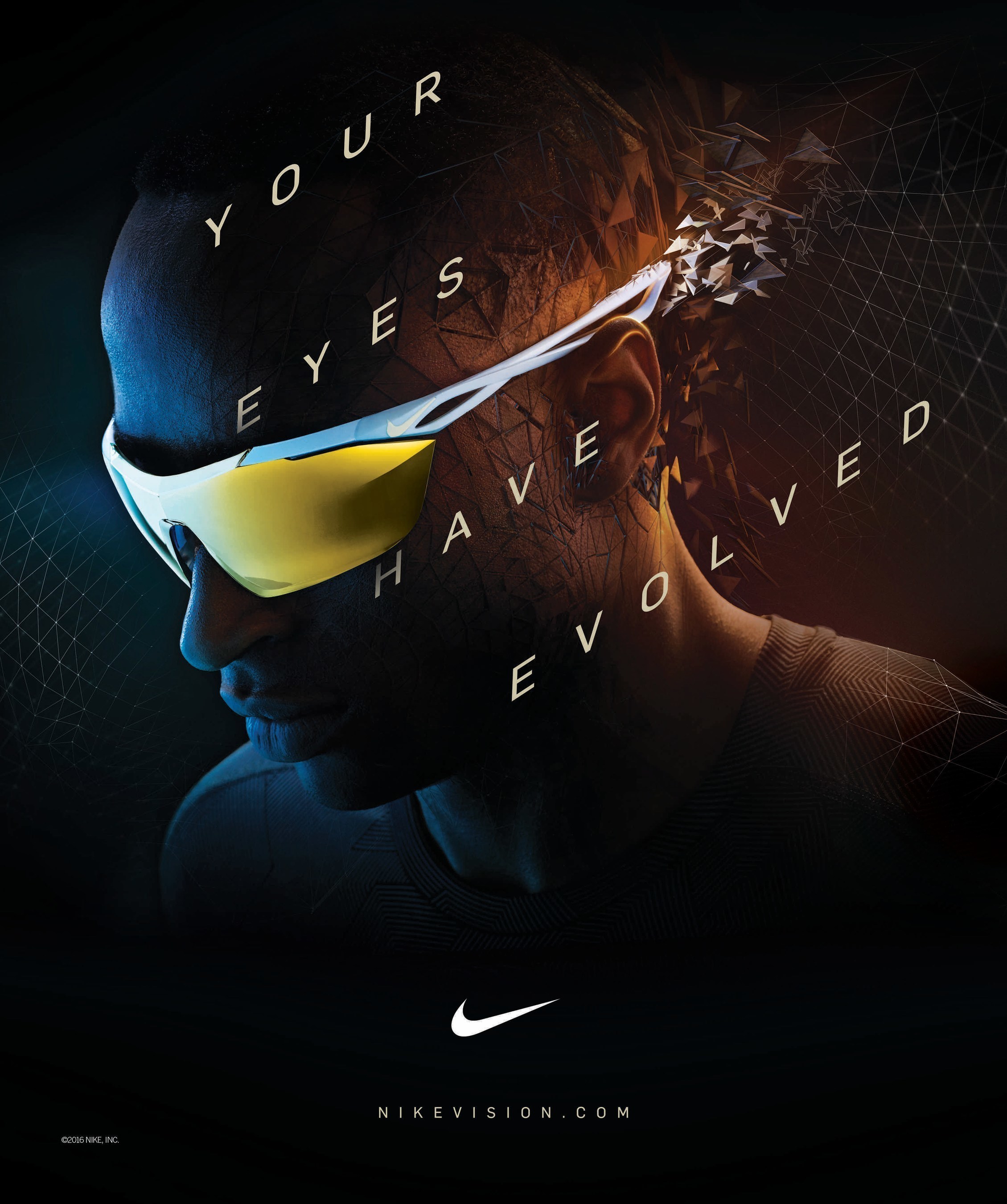 NIKE VISION SPRING 2016 RUNNING COLLECTION USES INNOVATIVE DESIGN AND TECHNOLOGY.New Collection Launches "Your Eyes Have Evolved" Campaign.