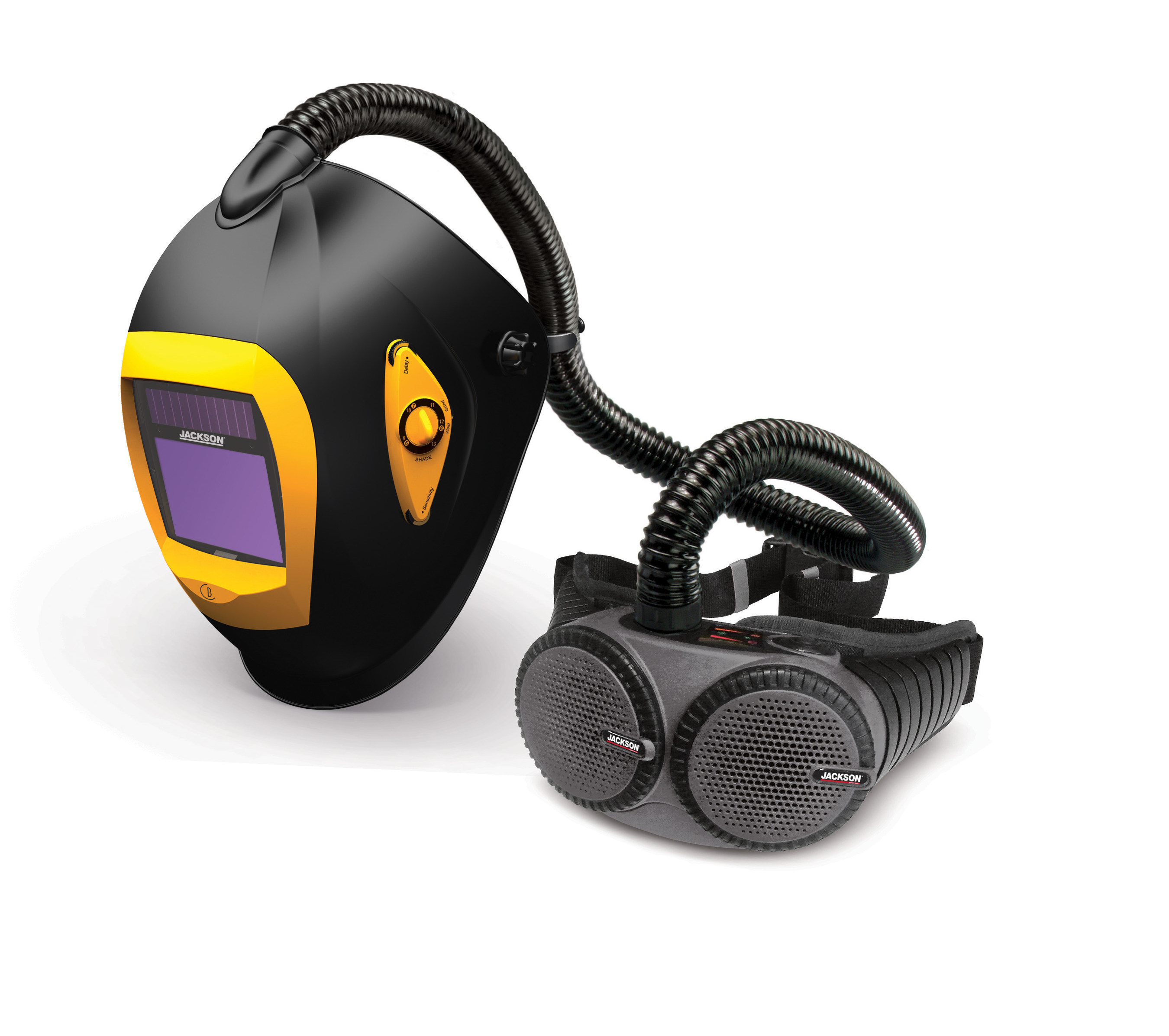 Jackson Safety Airmax Elite Powered Air Purifying Respirator with Truesight II Auto-Darkening Filter Welding Helmet