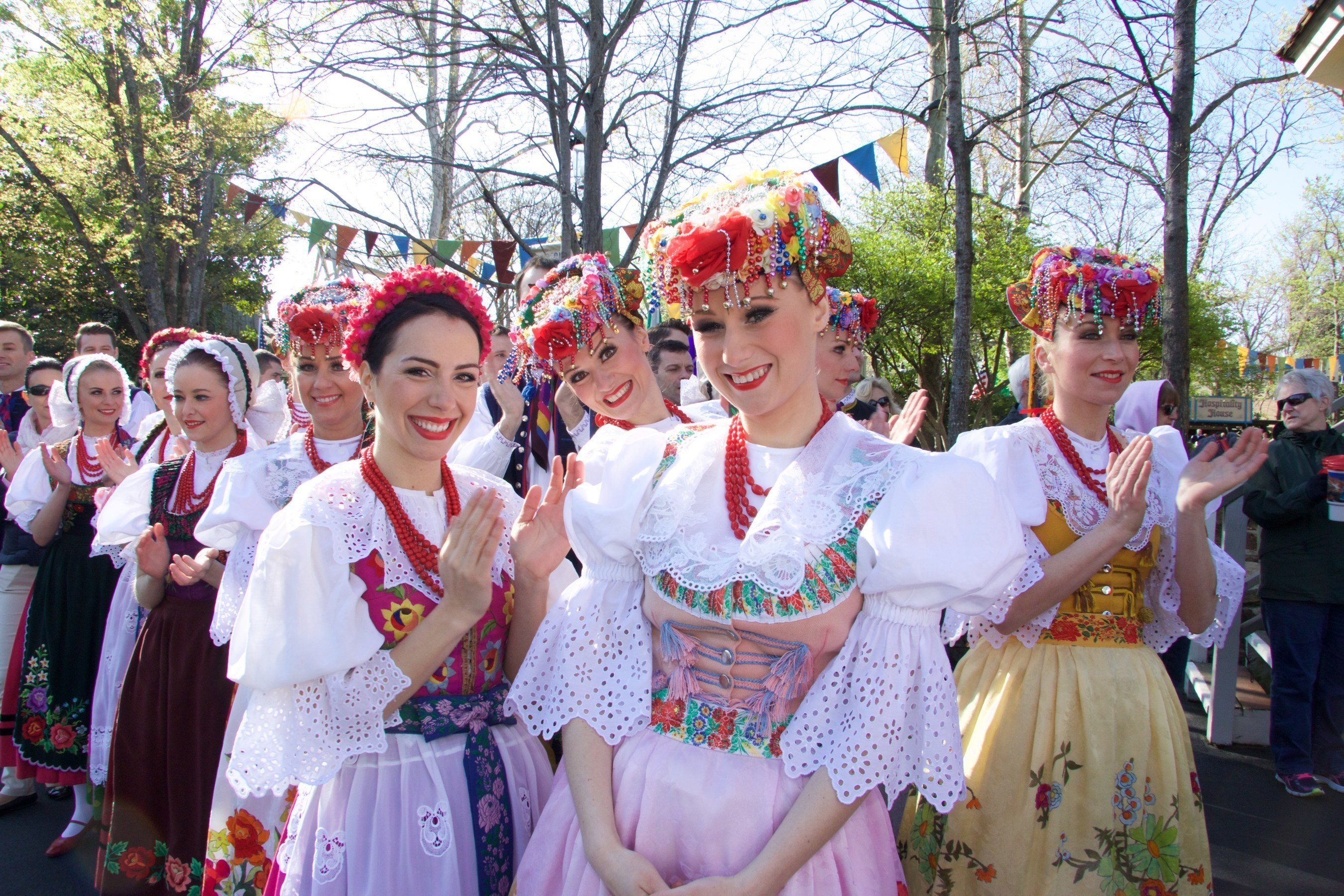Among the featured shows at Silver Dollar City's World-Fest is Slask, a 35-member music and dance troupe from Poland. Now in its Grand Finale season, World-Fest runs through May 1 at the theme park in Branson, Missouri.