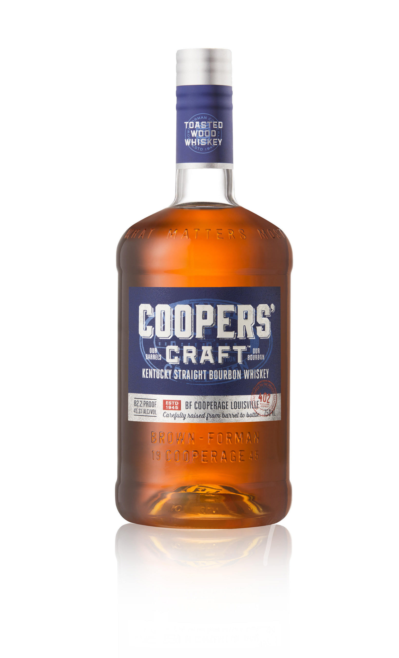 Coopers' Craft, Brown-Forman's first new bourbon in 20 years, will be available in select markets this summer and celebrates the company's more than 70 years of barrel-making and wood expertise.