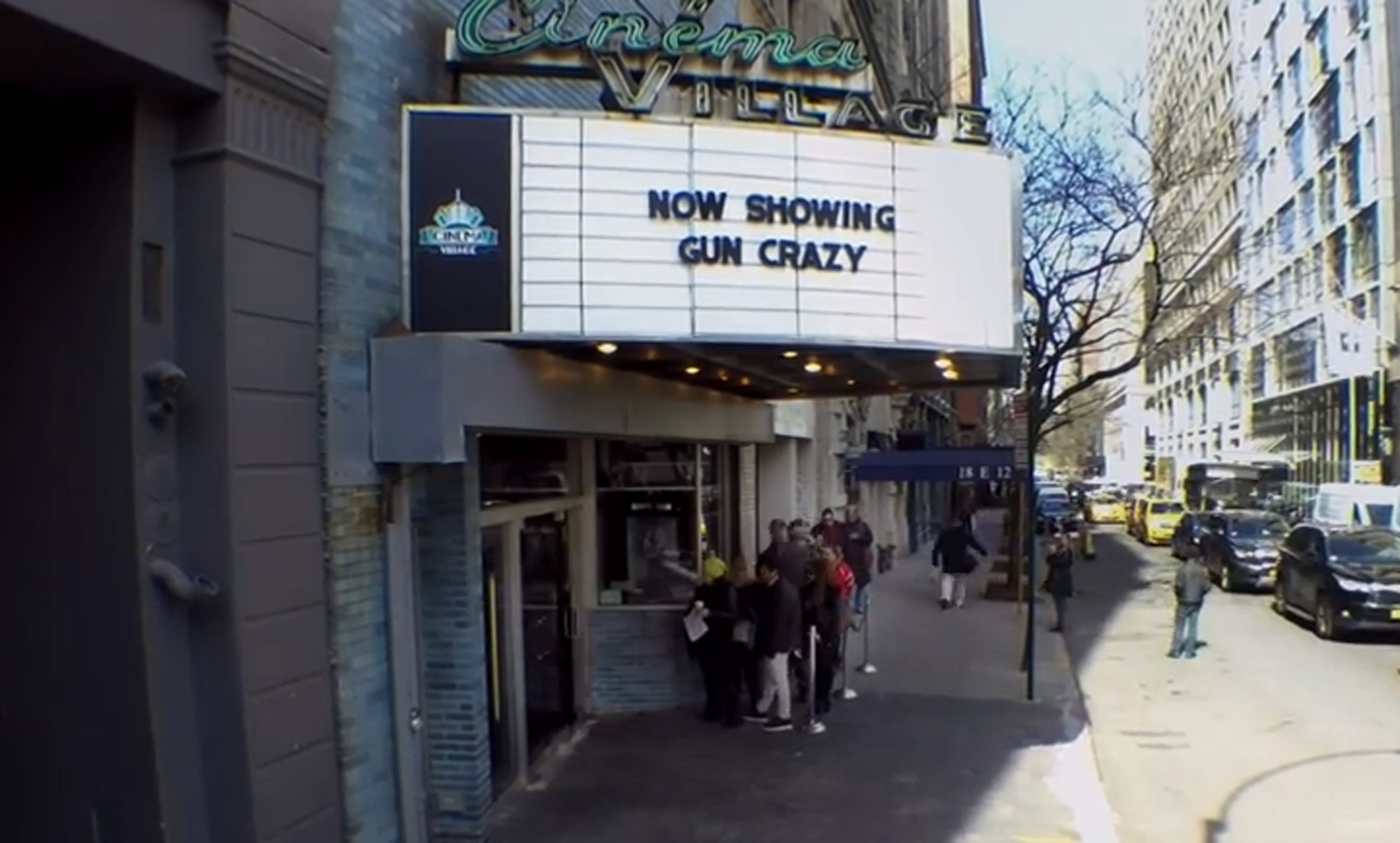 Gun Crazy movie marquee