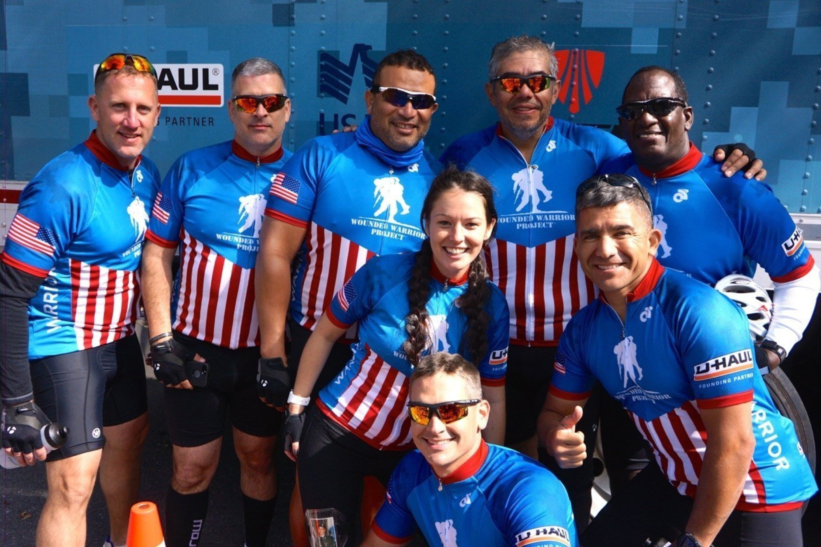 Wounded Warrior Project Alumni taking part in a Soldier Ride event.