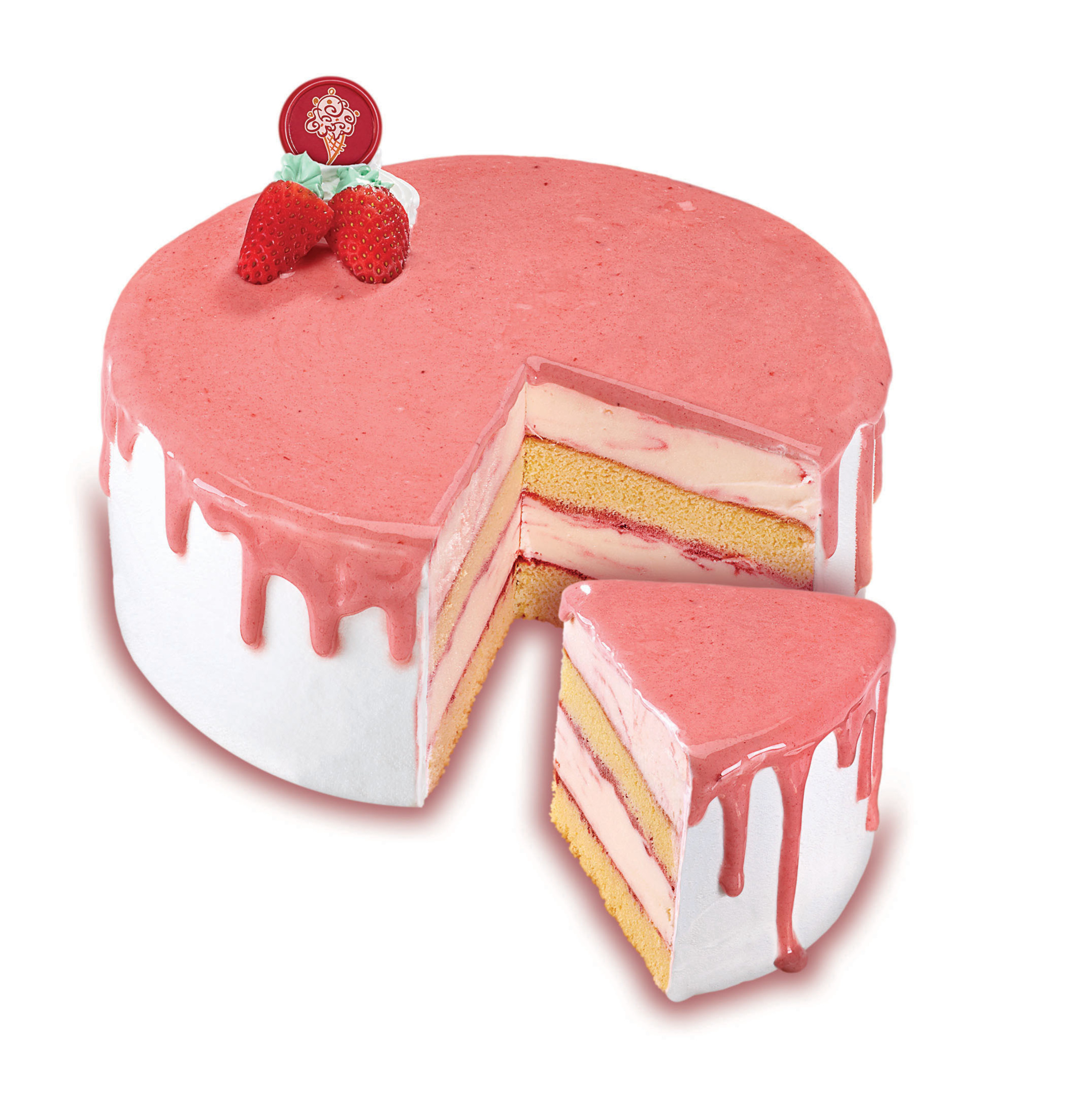 Mother's Day Strawberry Splendor Cake