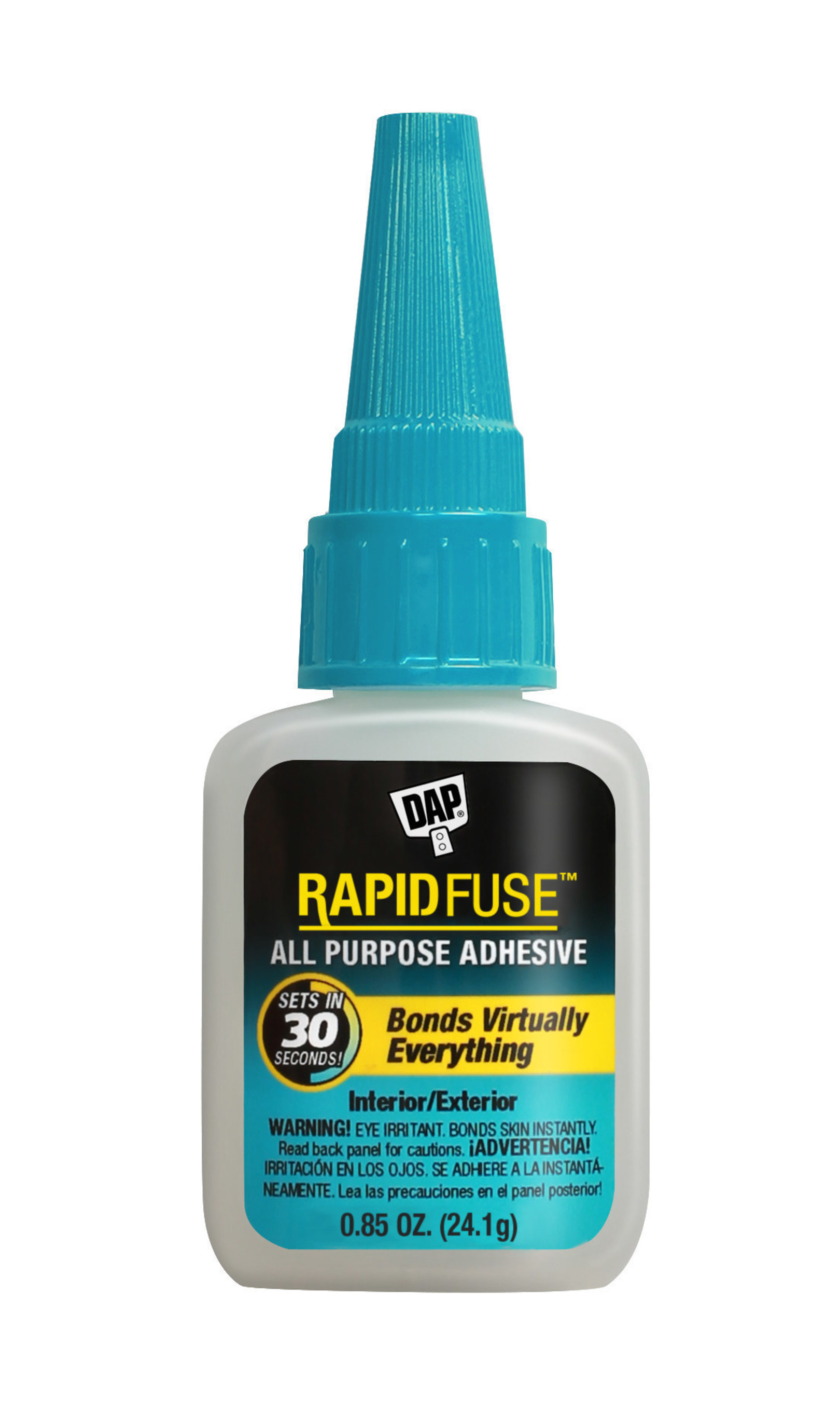 DAP RapidFuse All Purpose Adhesive bonds virtually everything to anything and offers the best end result on home repairs and DIY projects alike.