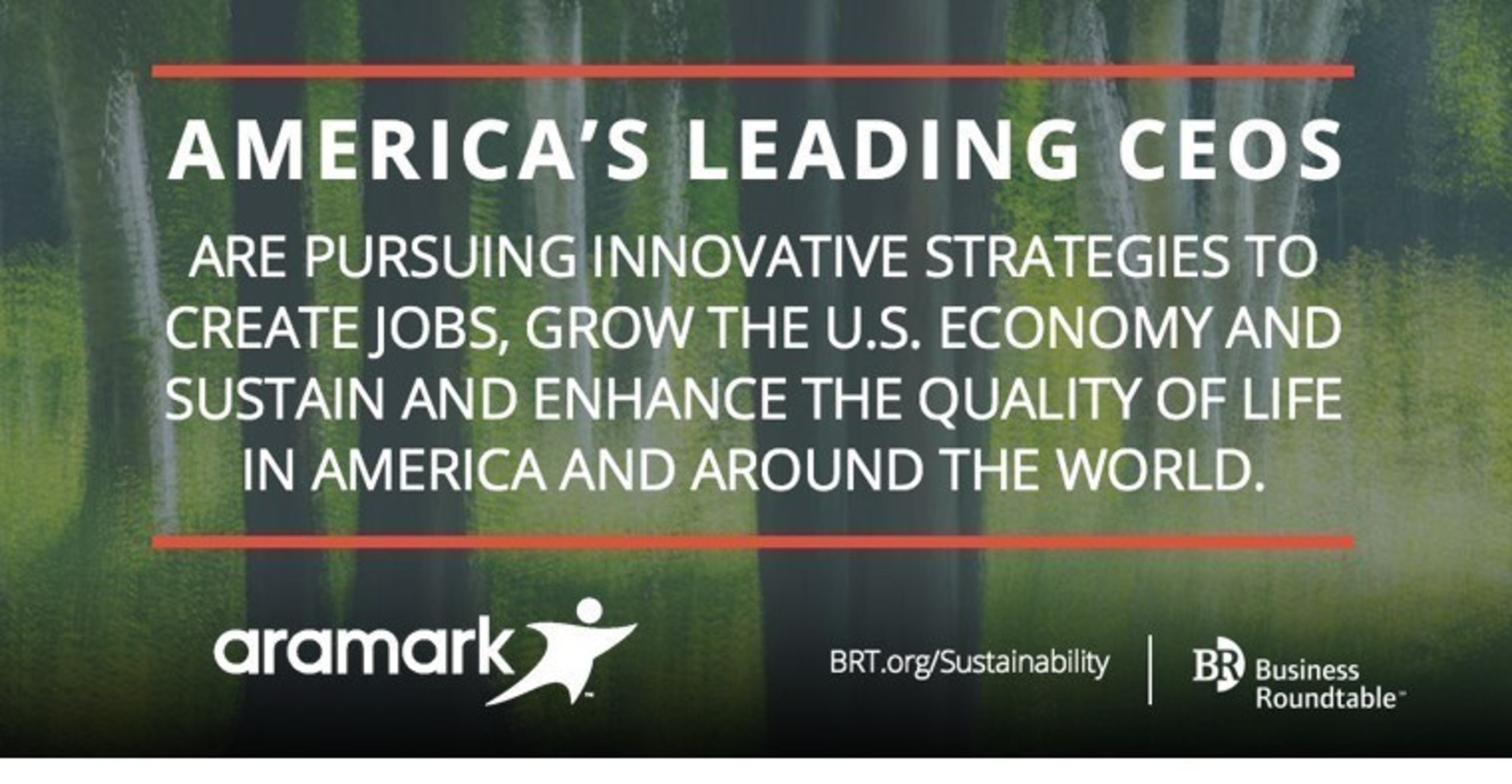 Aramark is recognized for its commitment to healthy lifestyles by the Business Roundtable