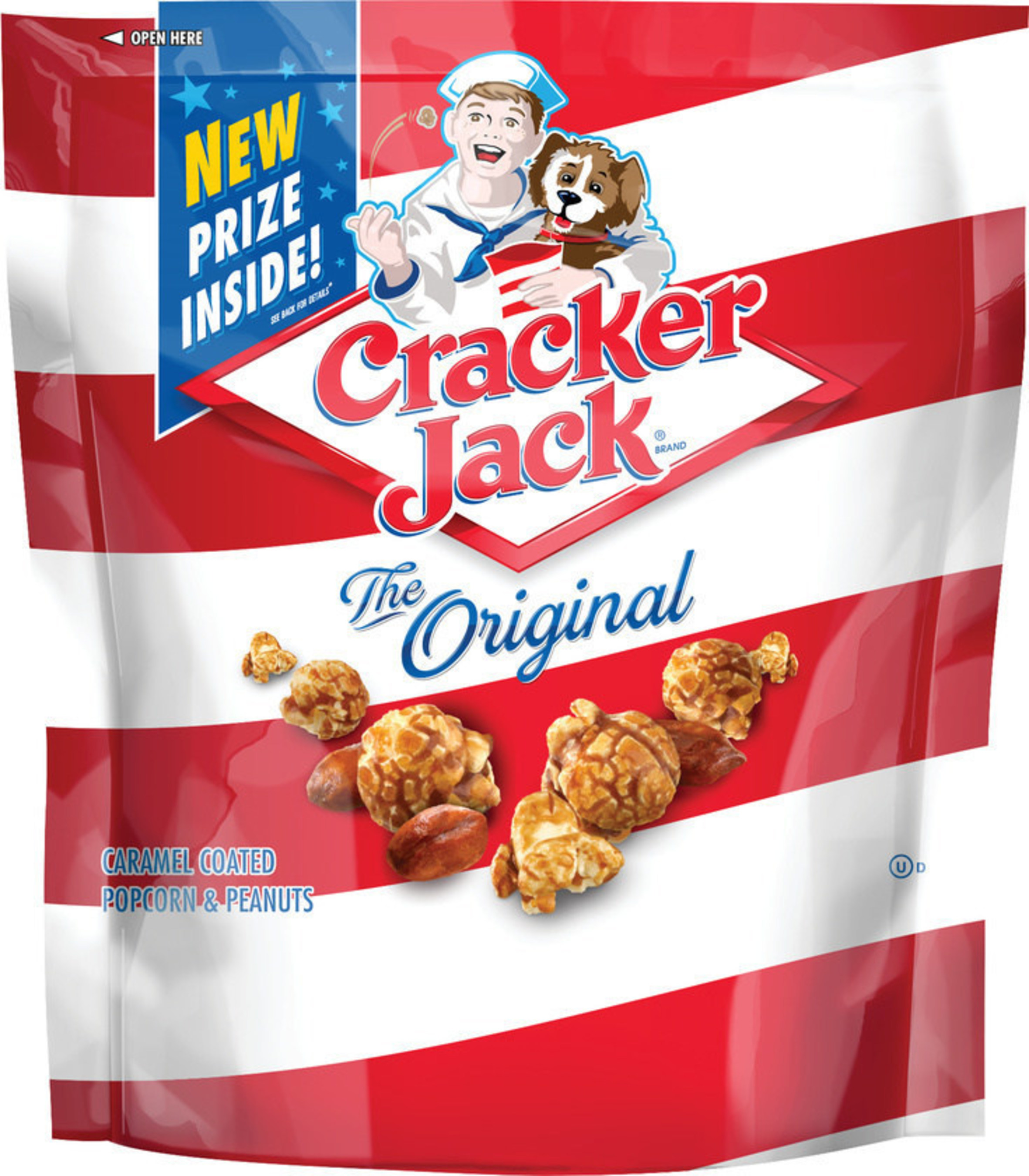 Cracker Jack is unveiling a contemporized logo and packaging, with a whole new approach to the Prize Inside with baseball-inspired mobile digital experiences directly from the sticker inside.