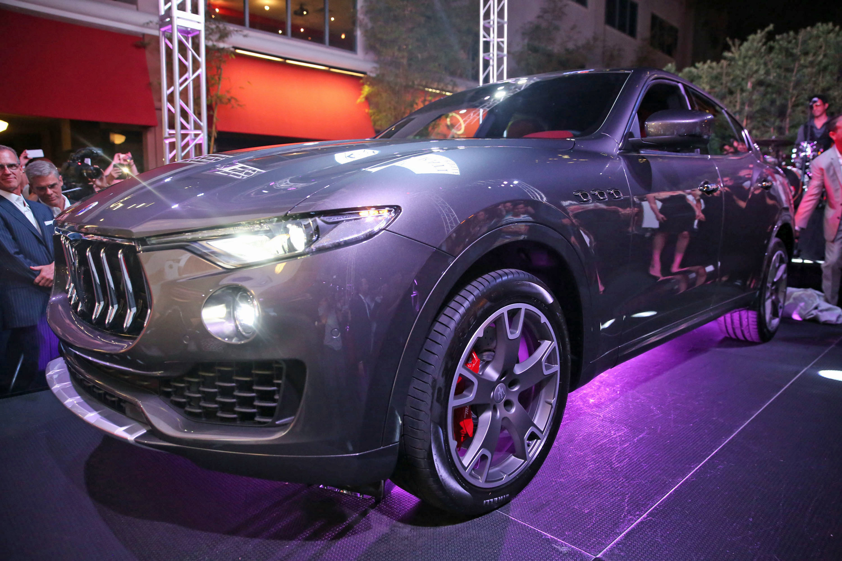 More than 500 VIP guests joined Maserati Fort Lauderdale as it presented the official unveiling of the highly-anticipated new Maserati Levante SUV in South Florida during a private outdoor reception on April 14, 2016 at downtown Las Olas hotspot, YOLO.