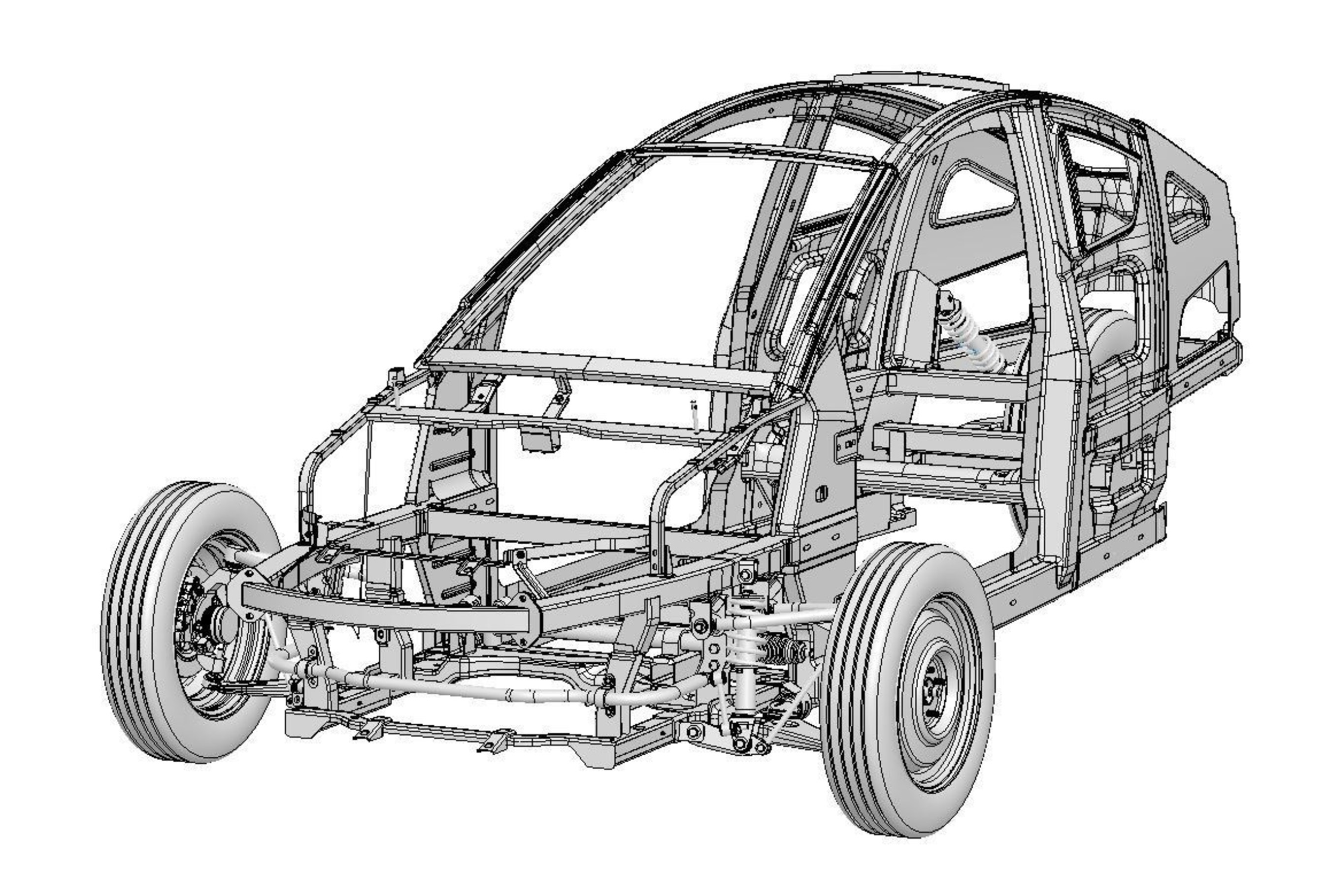 Elio Motors Completes Final Stage of Engineering for E-Series Vehicles with Chassis Design