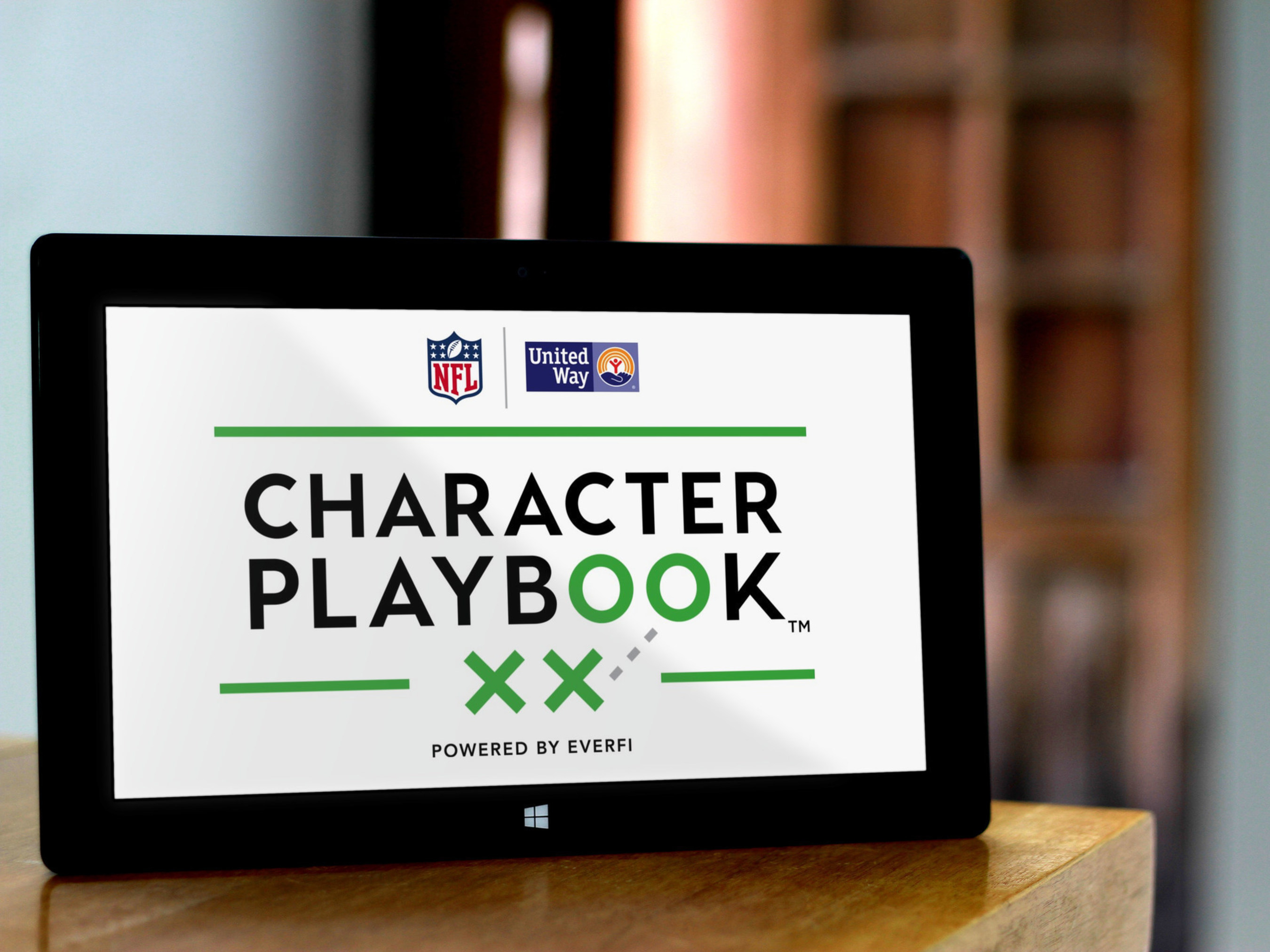 The NFL and United Way Worldwide are proud to launch Character Playbook(TM), a national education initiative focused on youth character development and healthy relationships. The initiative is funded by the NFL Foundation, United Way Worldwide and powered by EverFi, the education technology leader that currently works in more than 13,000 K-12 schools and 800 colleges and universities.
