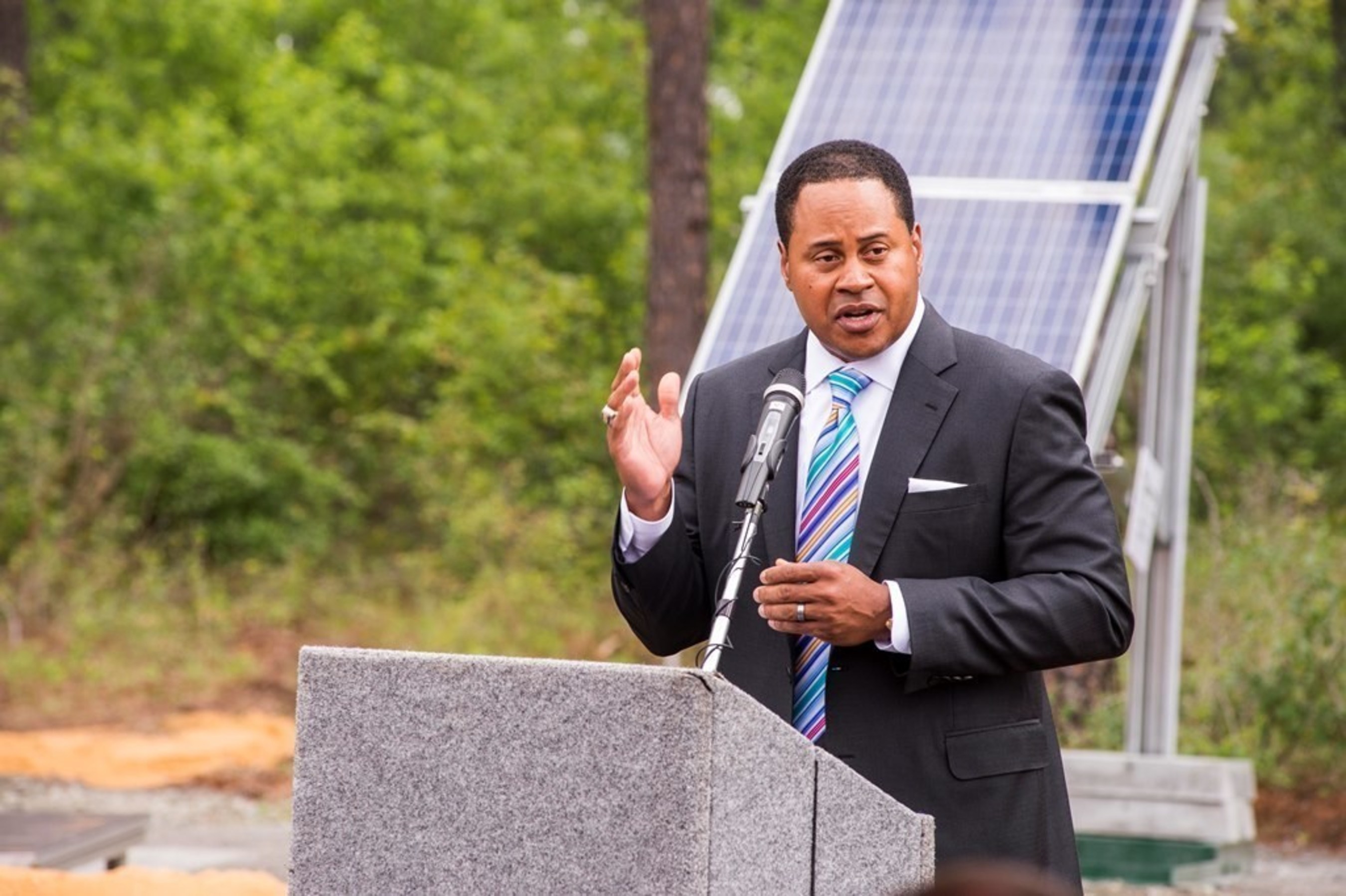 Georgia Power's Kenny Coleman speaks about the importance of solar generation and the new project at MCLB Albany to the company and customers.