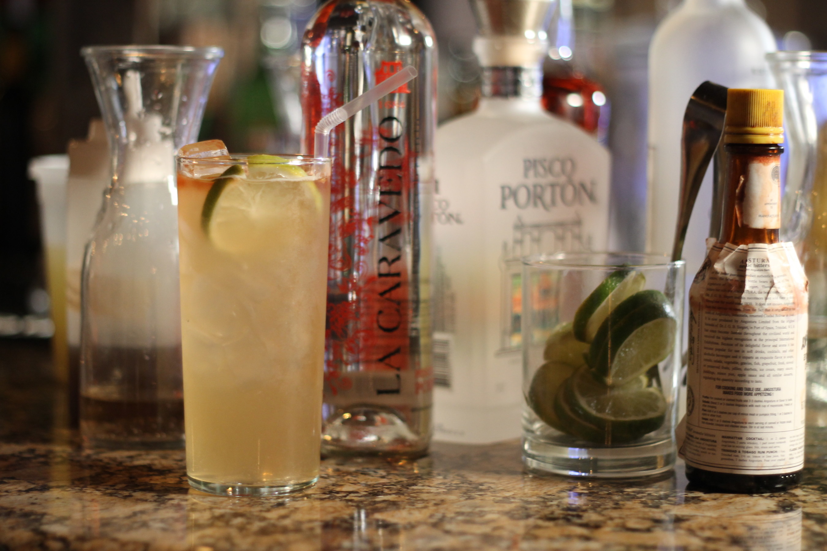 Spice up your summer cocktails with Pisco drinks with ingredients from Peru the Aji Amarillo or fresh Mango juice.