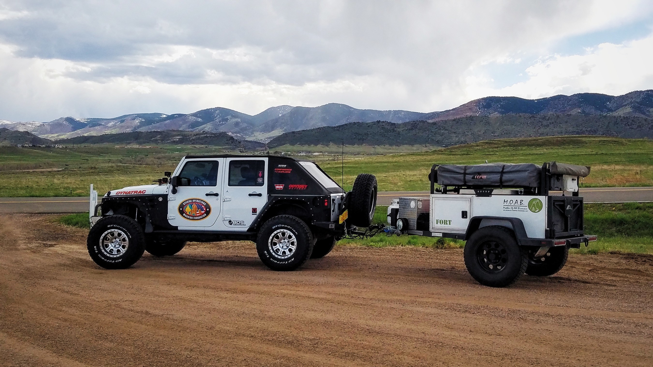 The Warrior Jeep Team was formed in 2015 around support for Special Operations U.S. troops who were wounded or died in combat, with the purpose of raising awareness and generating support for these veterans and their families who often do not receive government benefits.