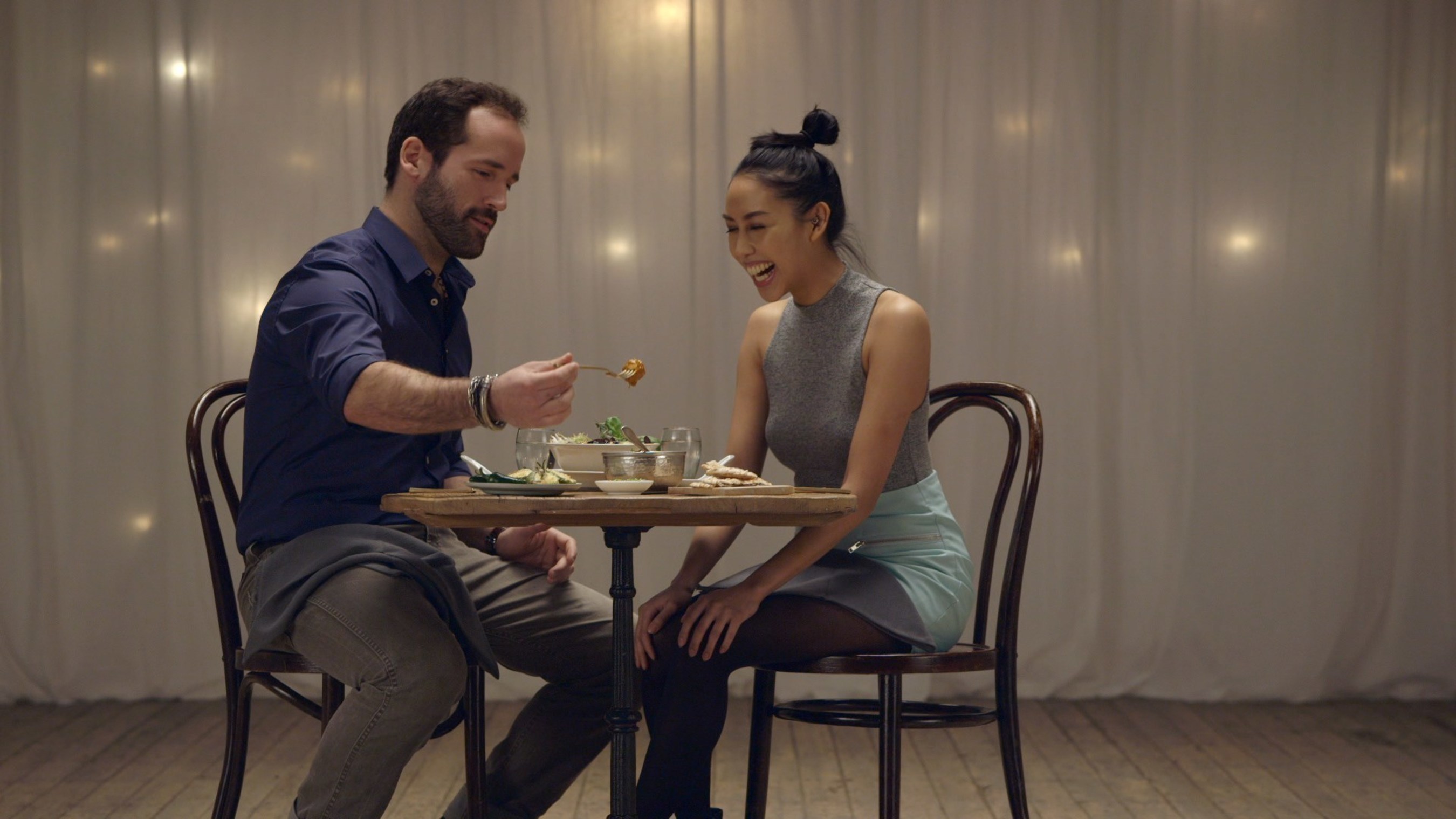 Couples were matched by flavor profiles and asked to feed each other.