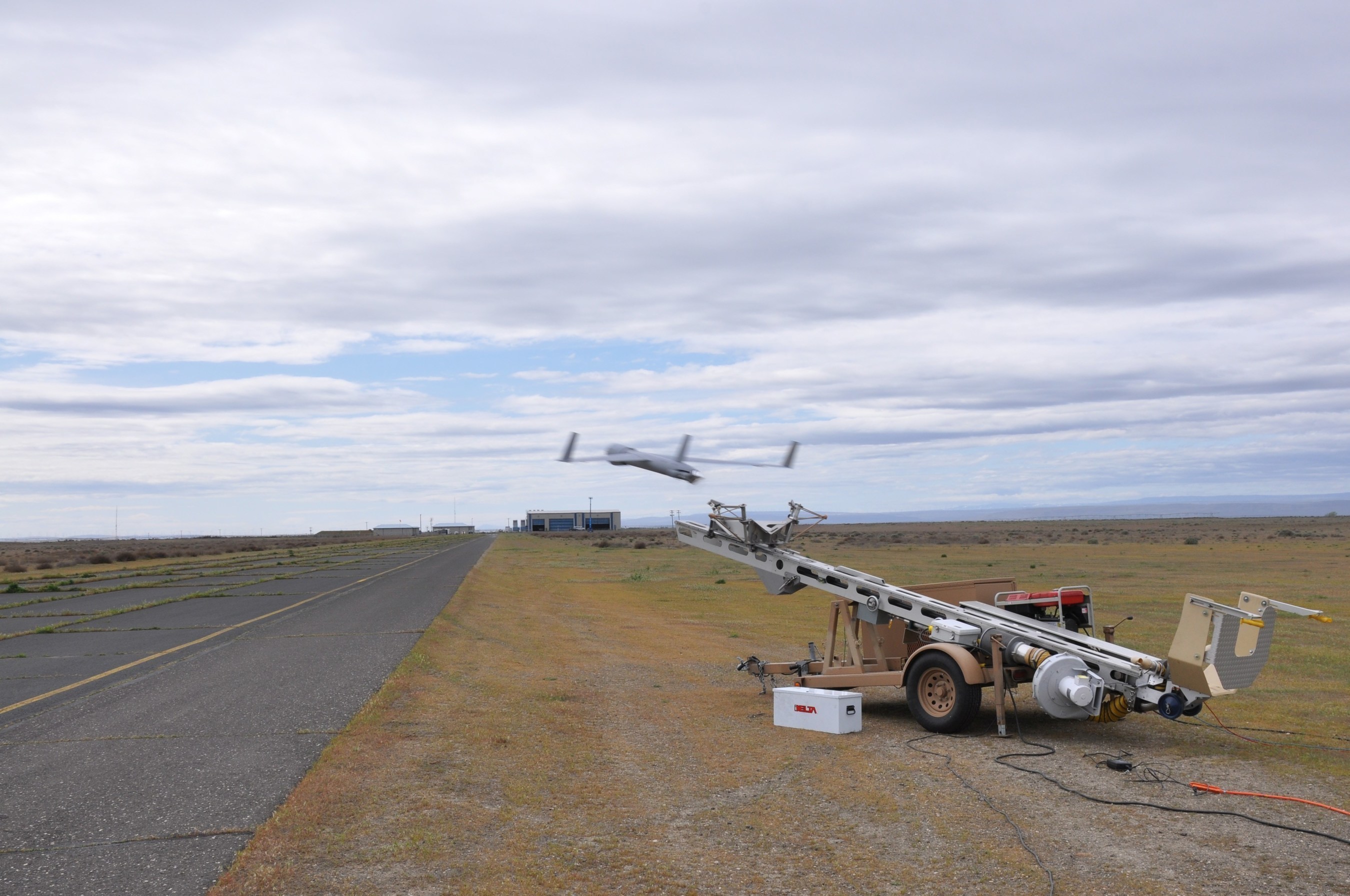 Insitu Pacific ScanEagle launched from Mark4 launcher