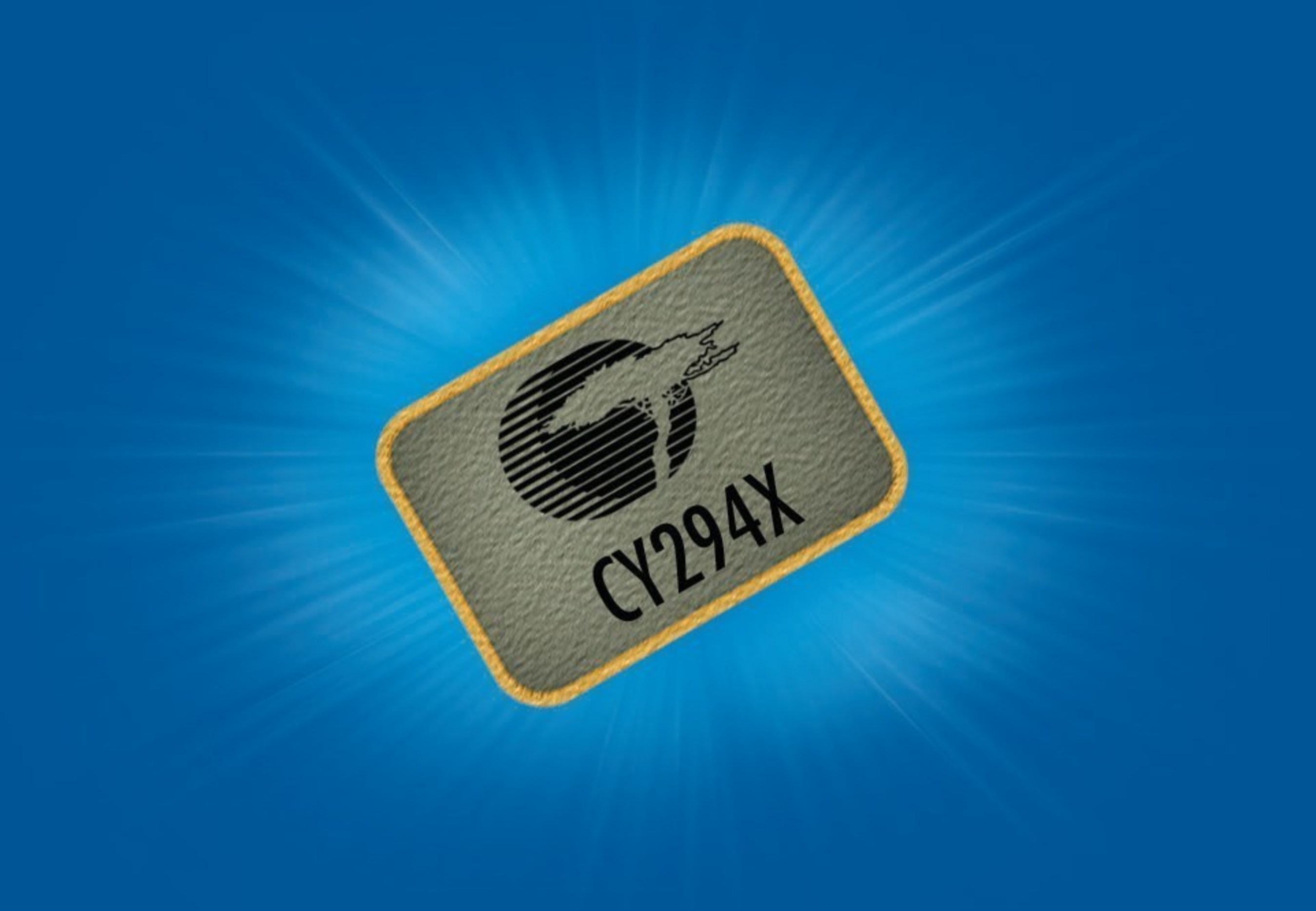 Pictured is Cypress's CY294X high-performance programmable oscillator, delivers best-in-class jitter performance and a broad range of output frequencies for next-generation networking systems.