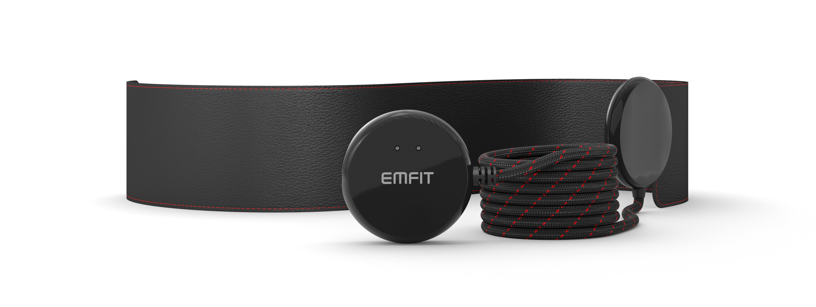 Emfit QS consists of a contact-free, passive sensor that is installed beneath the mattress and a small circular module that does signal acquisition and transmission. The module connects to Wi-Fi and a long cable allows device to be placed far from user to avoid any disturbance to sleep. Data is uploaded to Emfit server. Web-based application that is also optimised for use with smart phones provides comprehensive reports about physical recovery, fatigue, stress levels, and sleep quality.