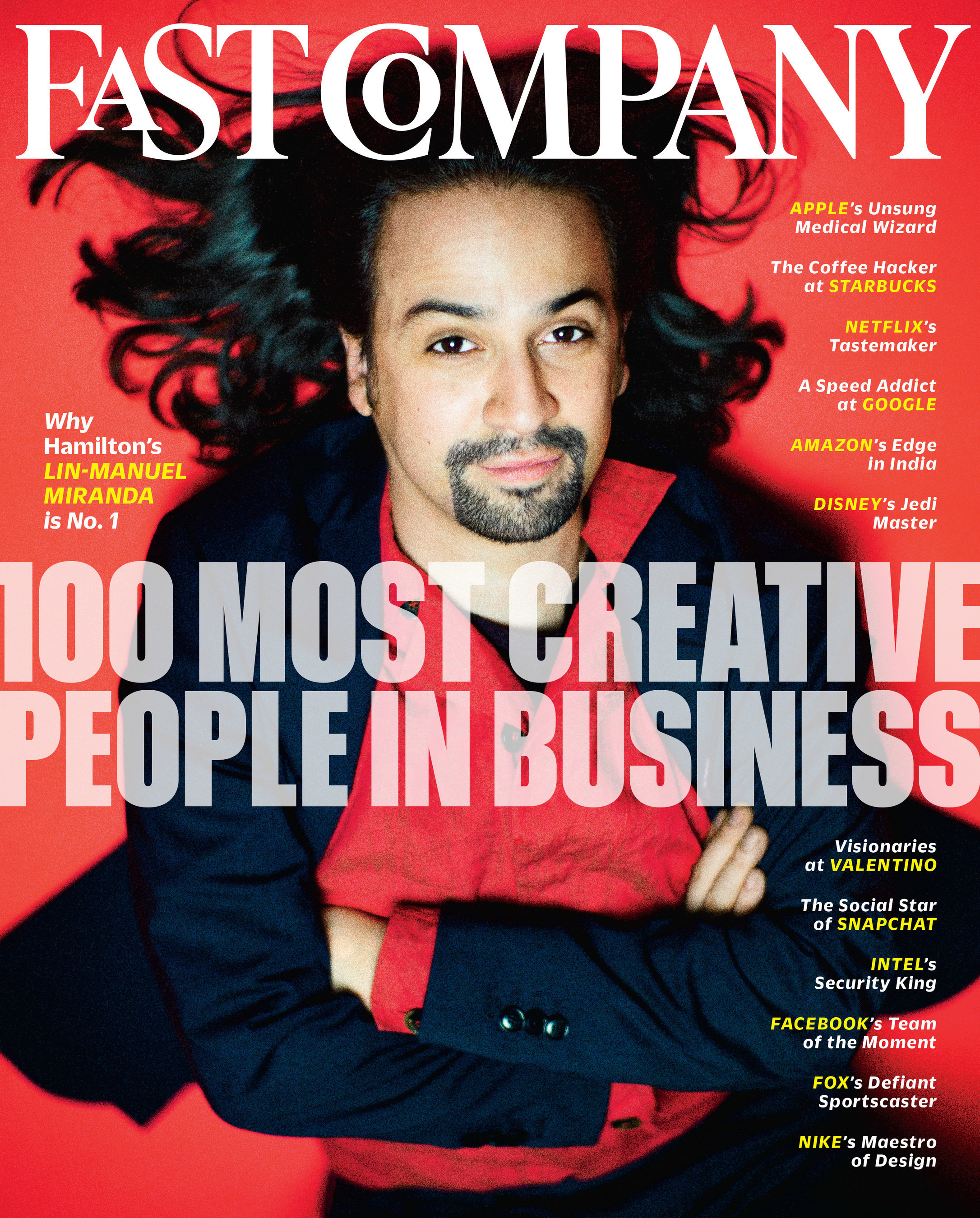 Fast Company Announces Annual List of the 100 Most Creative People in Business