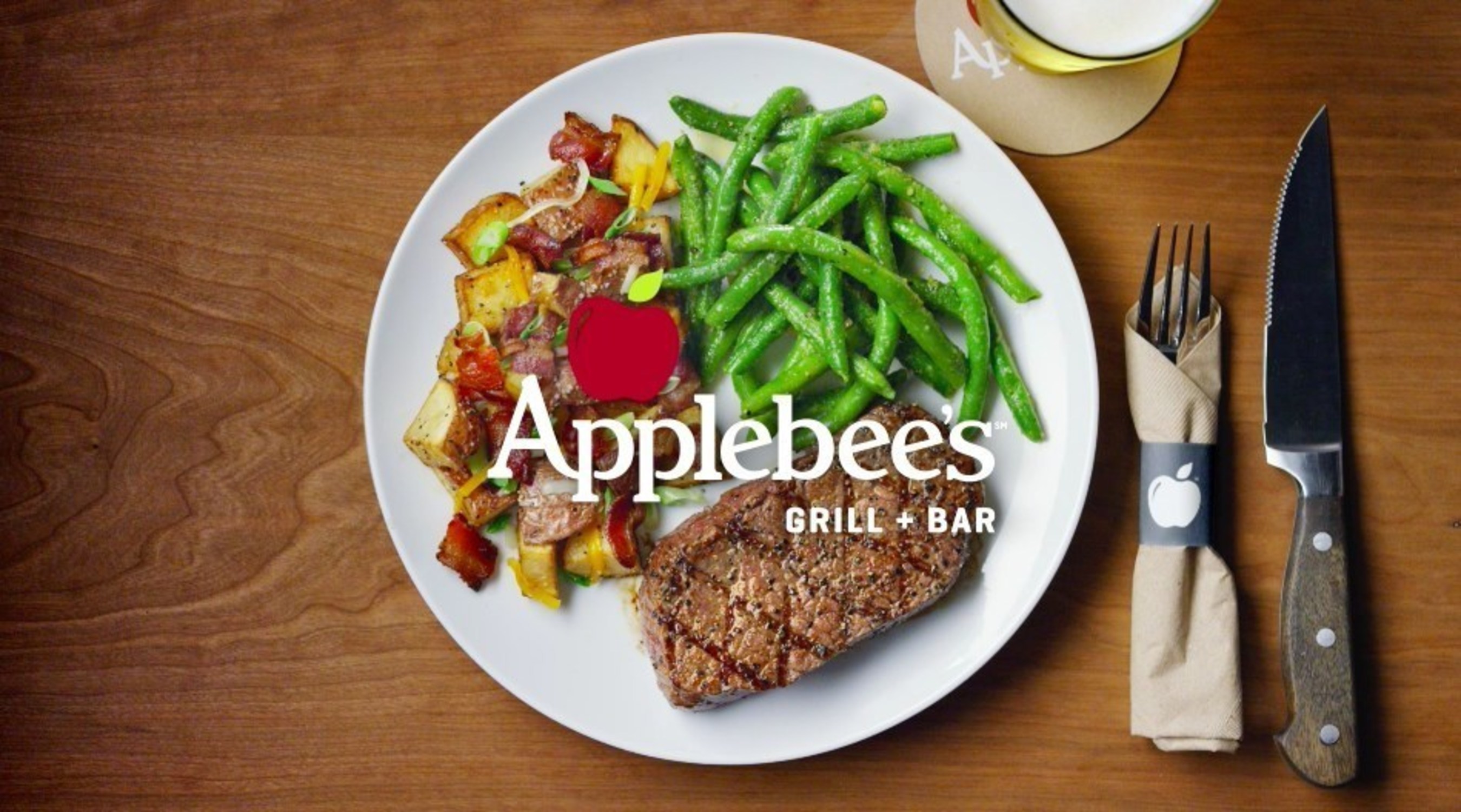 Applebee's is moving to take back America's neighborhoods - its roots as the country's largest casual dining restaurant chain - with the nationwide introduction of new wood-fired grills and USDA Choice steaks hand-cut in-house as the signature item of a new menu that elevates quality, flavor and freshness.