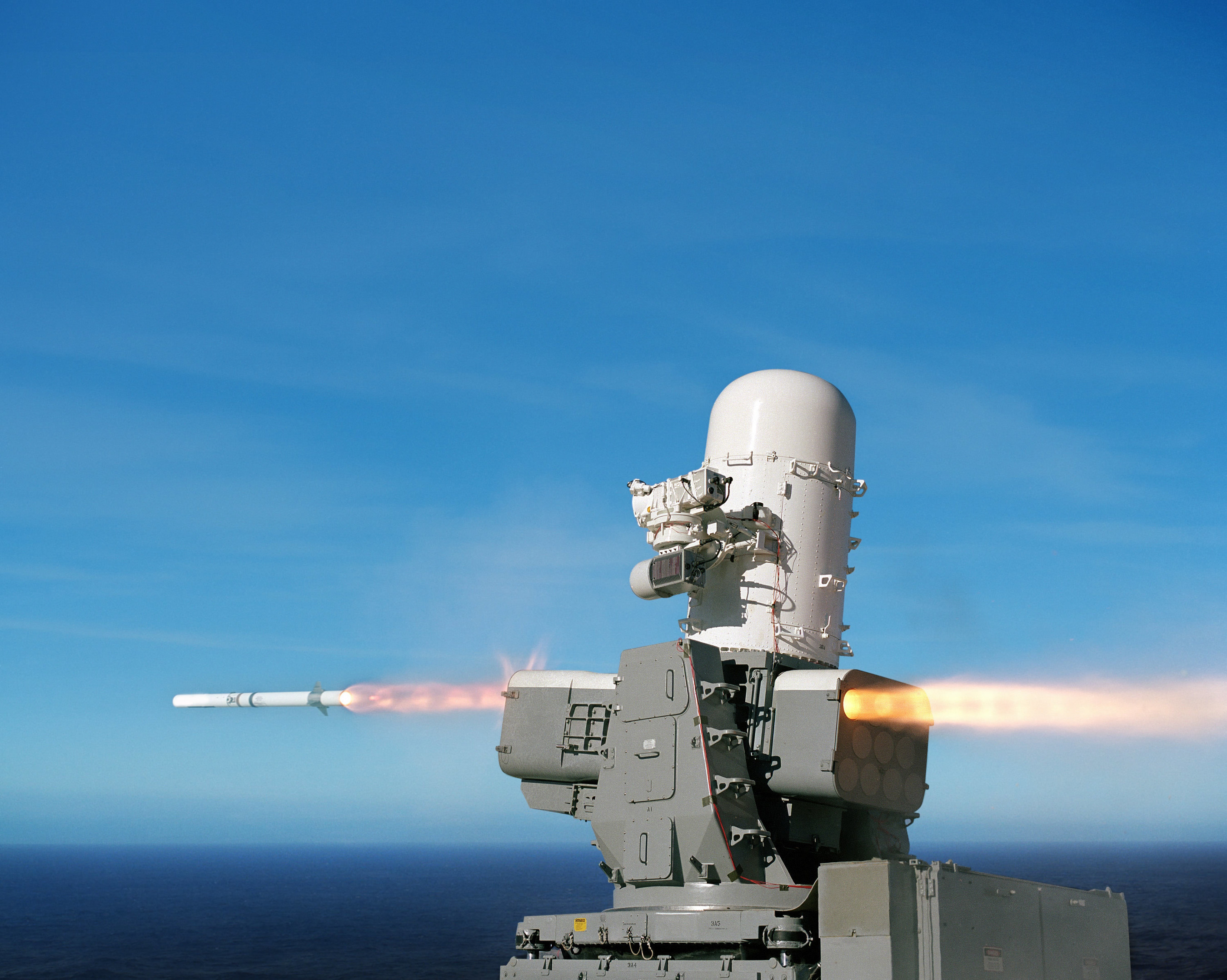 The Raytheon SeaRAM Anti-ship Missile Defense System is a low-risk evolution of the proven Phalanx Block 1B Close-In Weapon System and the Rolling Airframe Missile.