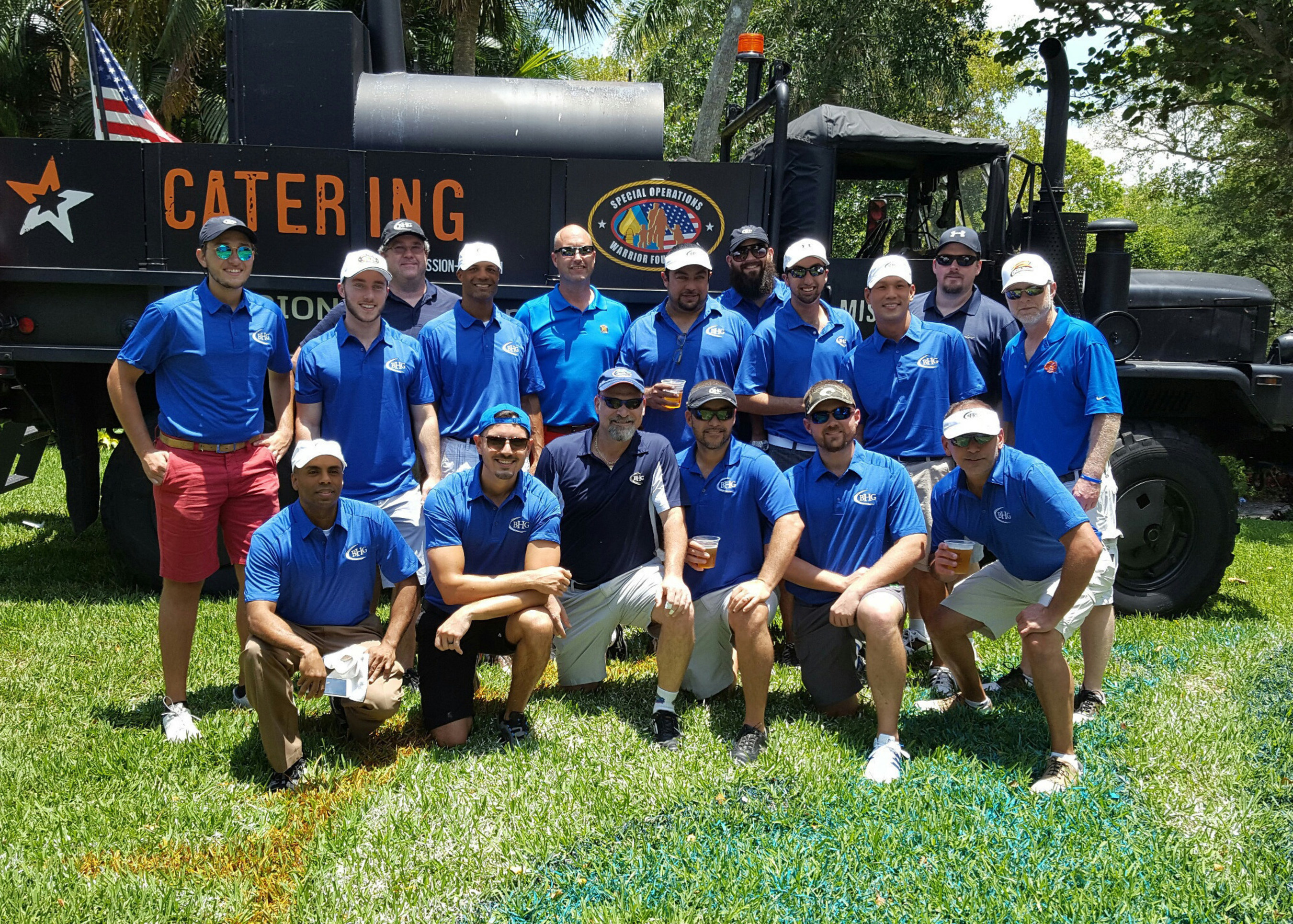 A group of 17 Bankers Healthcare Group employees participated in this year's Special Operations Golf Tournament of South Florida.