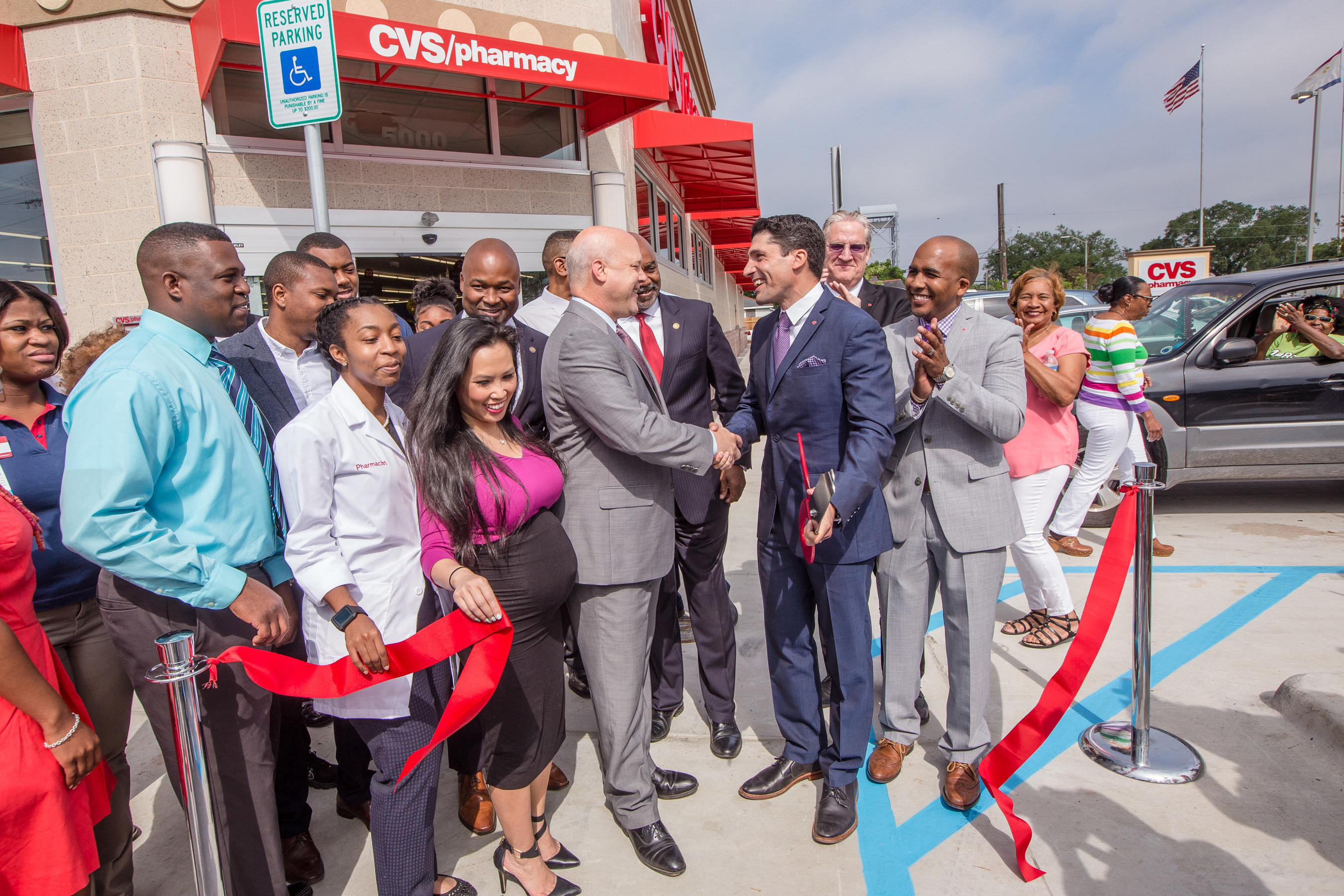 CVS Pharmacy Becomes First Major Retailer to Open in New Orleans Lower Ninth Ward Since Hurricane Katrina; New Orleans Mayor Mitch Landrieu and CVS Pharmacy celebrate grand opening with ribbon cutting ceremony